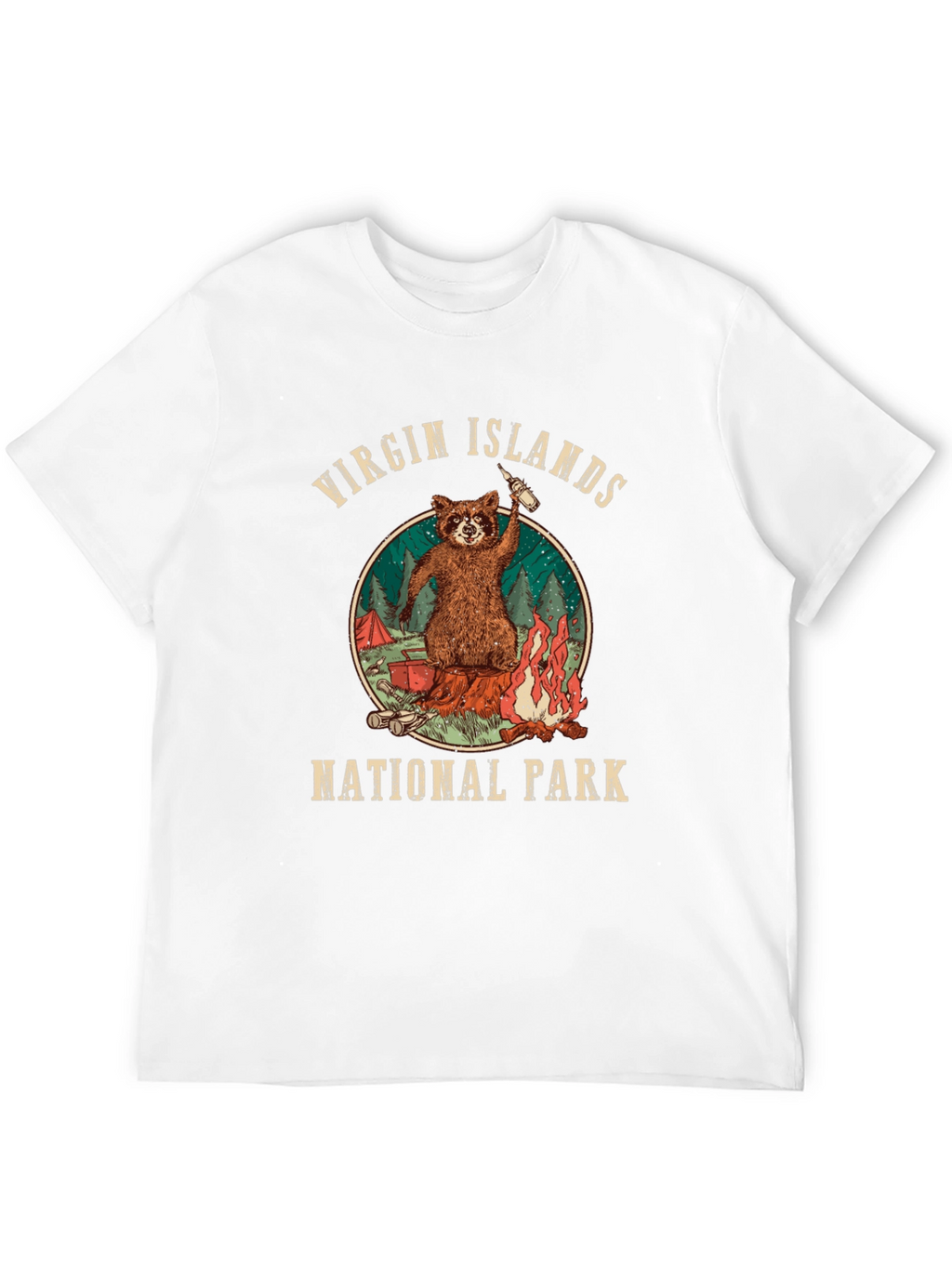 Virgin Islands National Park Raccoon T-Shirt