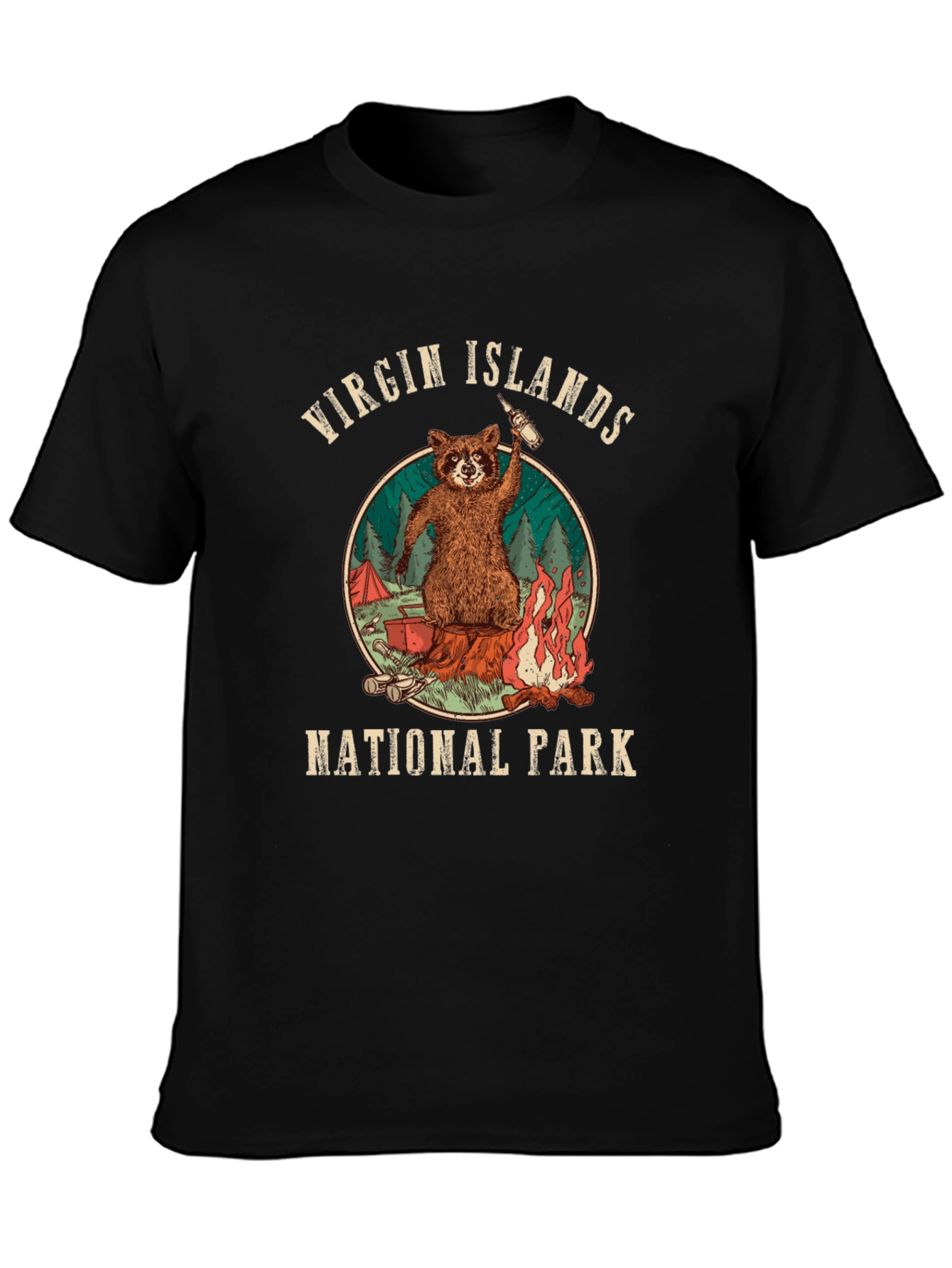 Virgin Islands National Park Raccoon T-Shirt