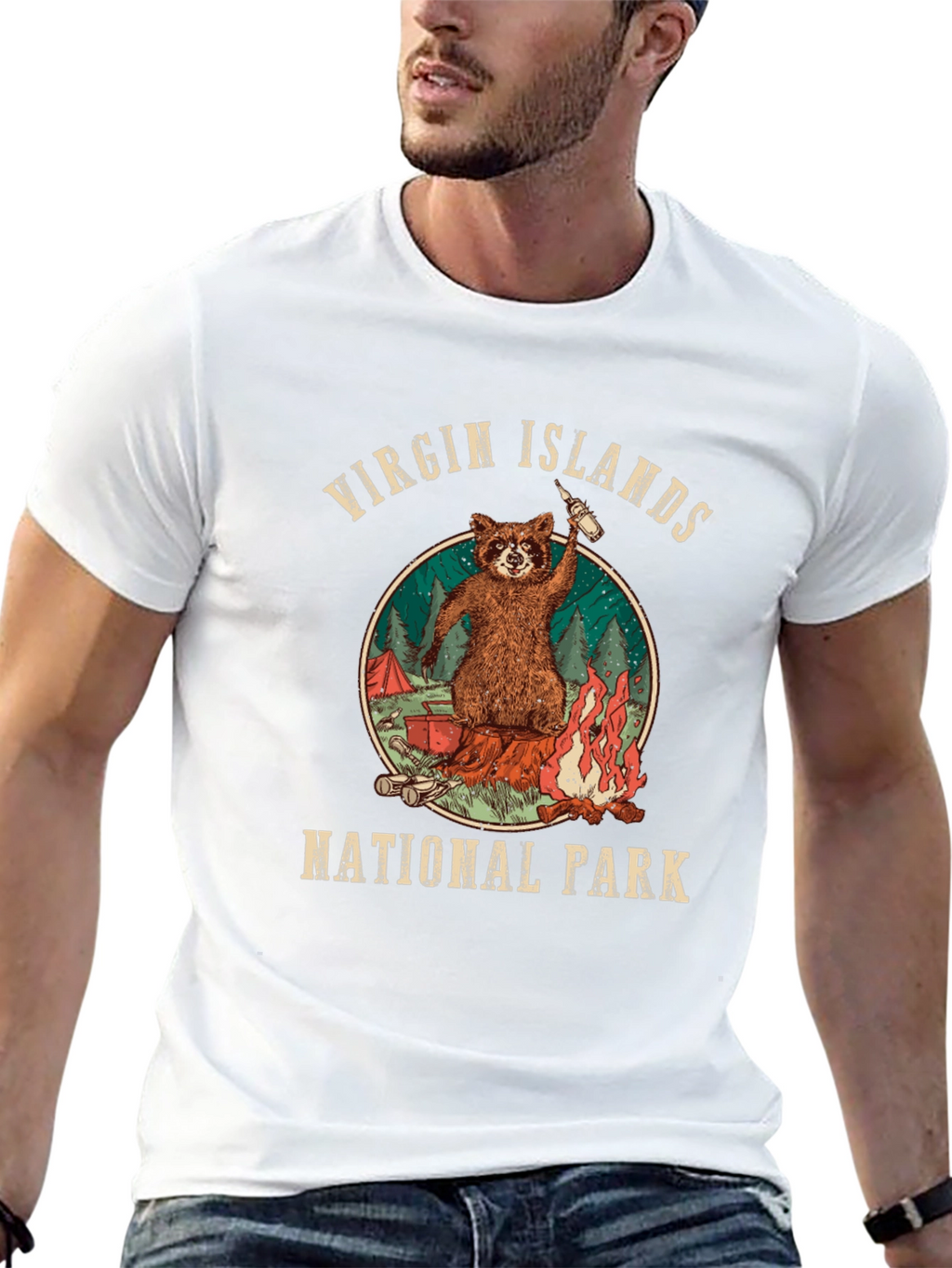 Virgin Islands National Park Raccoon T-Shirt