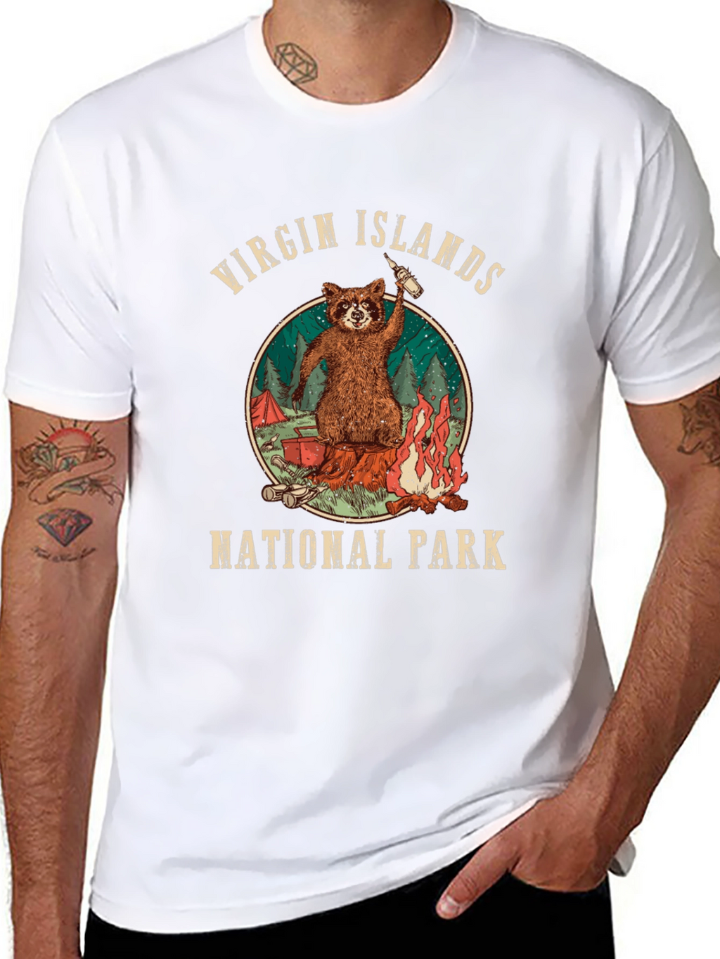 Virgin Islands National Park Raccoon T-Shirt
