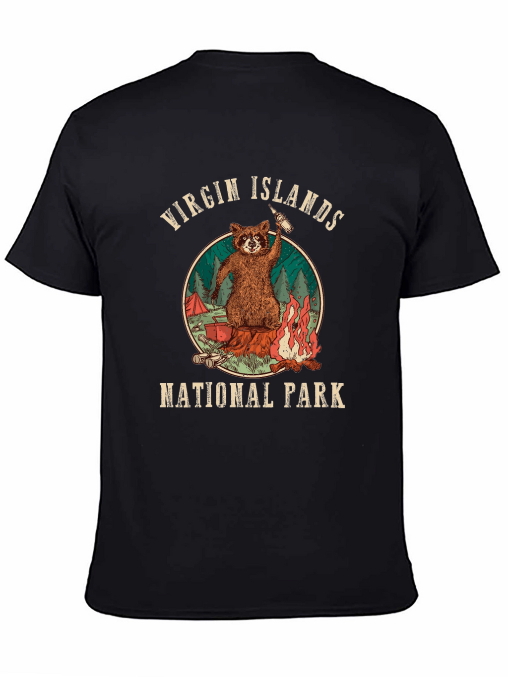 Virgin Islands National Park Raccoon T-Shirt