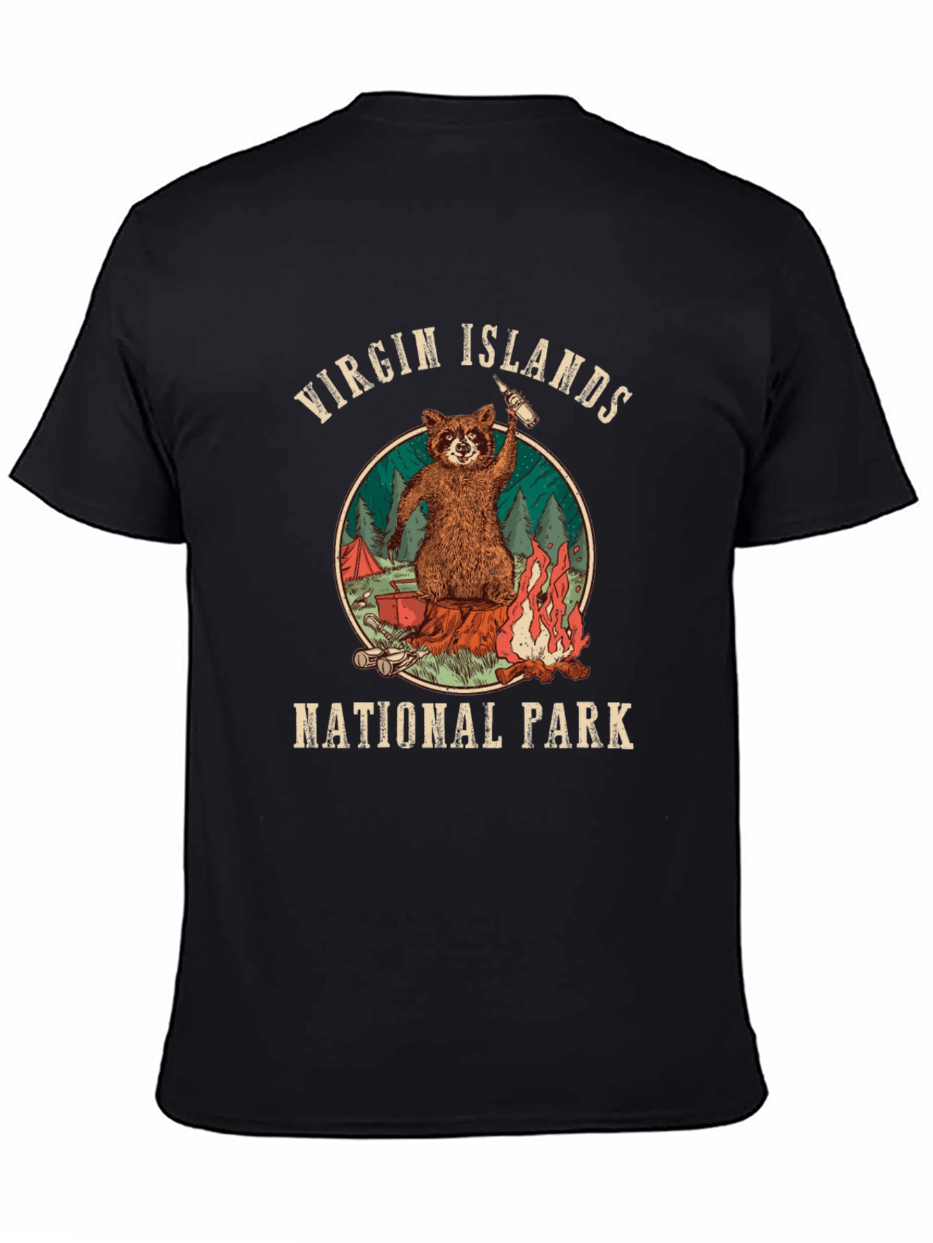 Virgin Islands National Park Raccoon T-Shirt