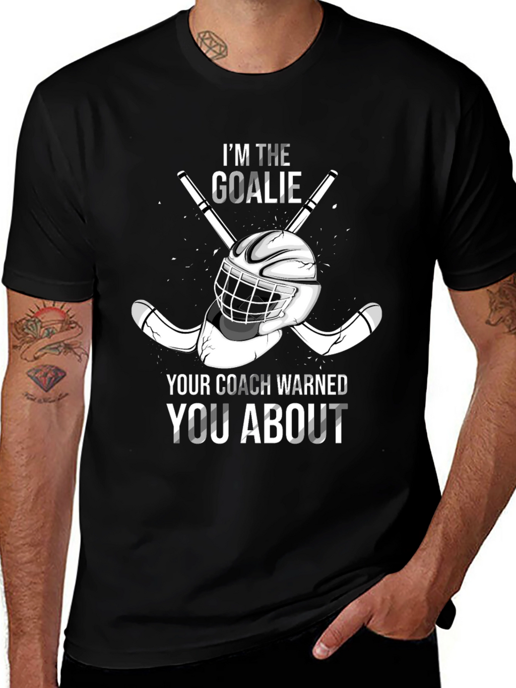Im The Goalie Hockey T-Shirt