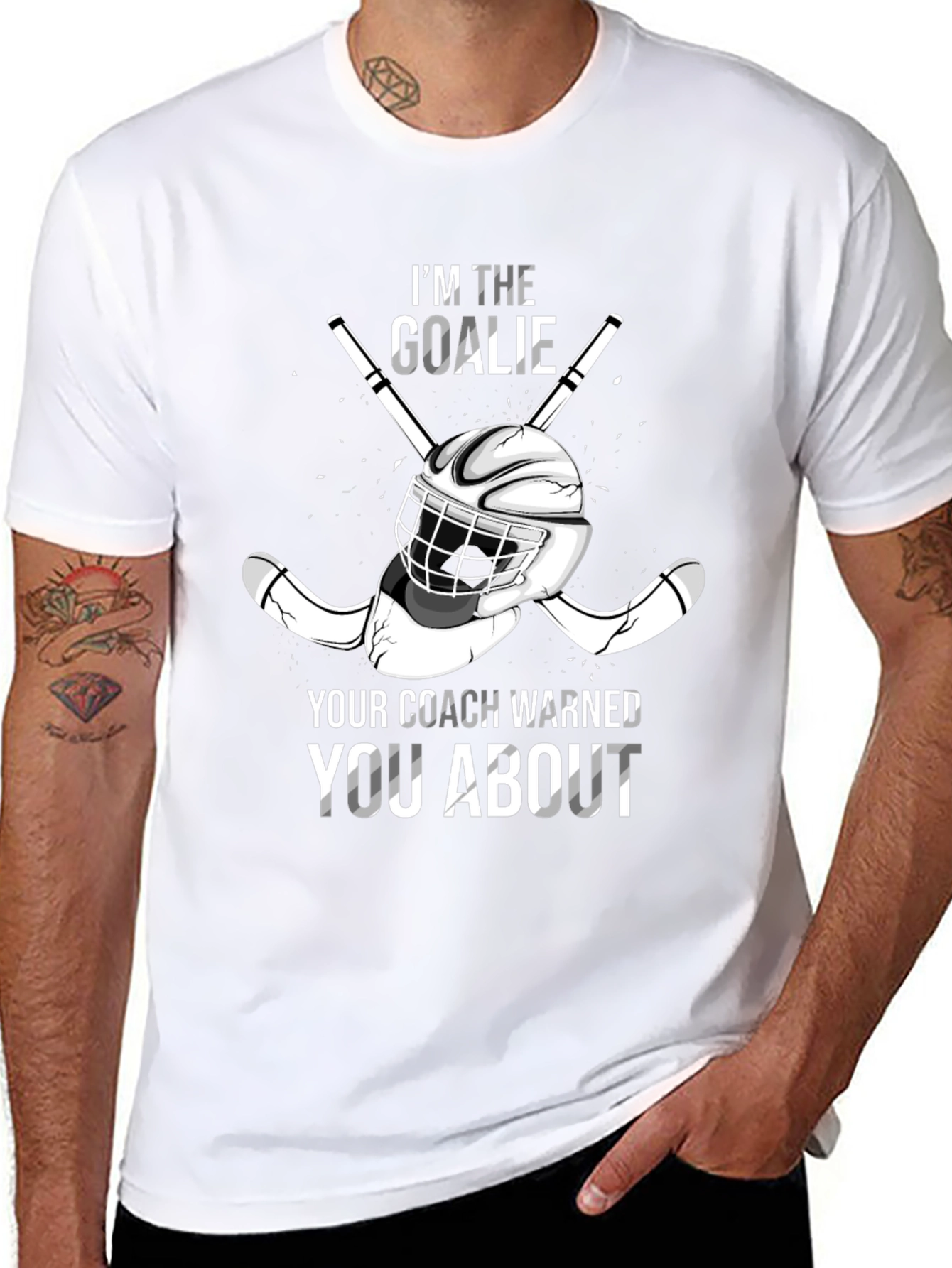 Im The Goalie Hockey T-Shirt