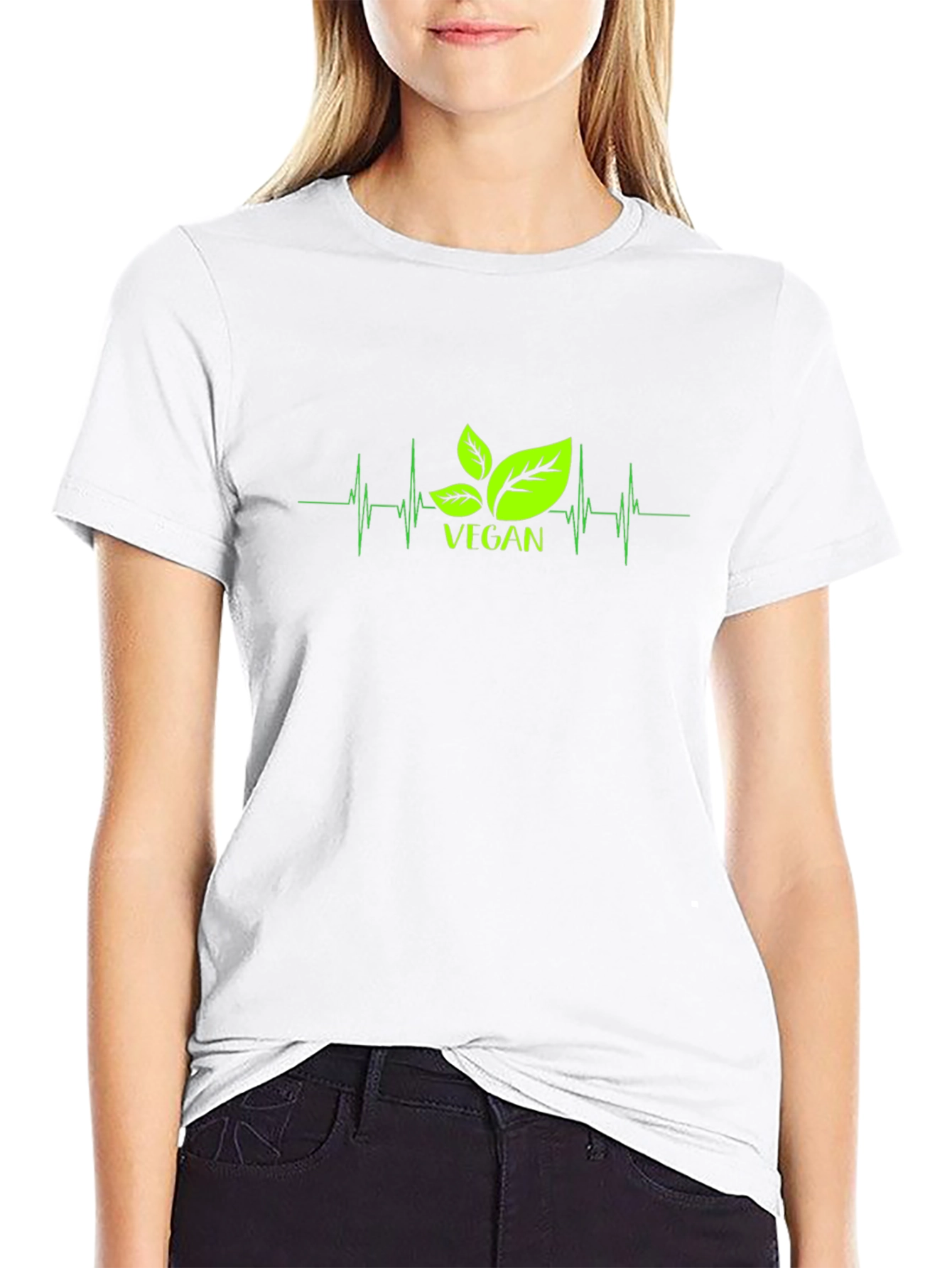 Vegan Heartbeat T-Shirt - Plant-Based Lifestyle