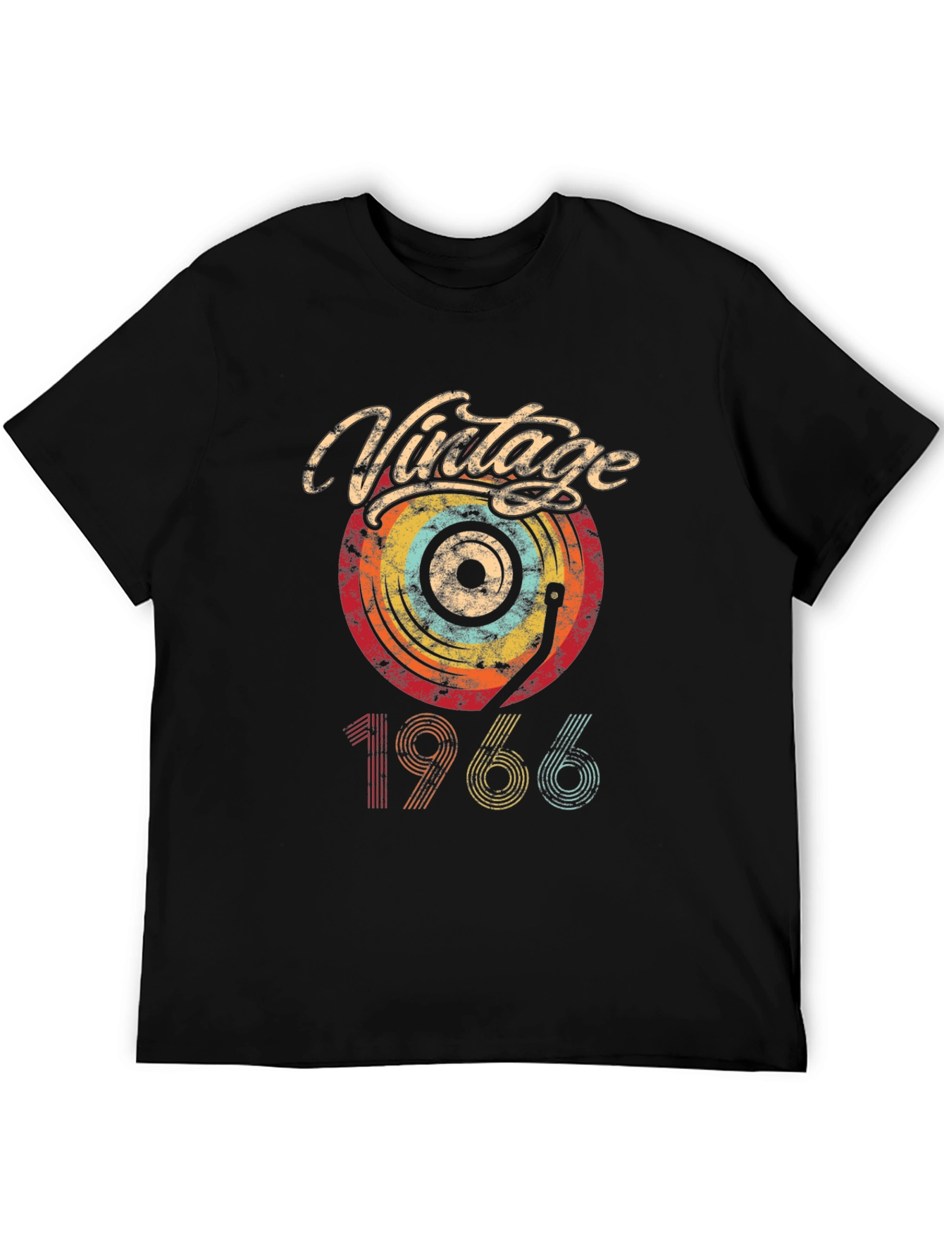 Vintage 1966 Vinyl Record Graphic Tee