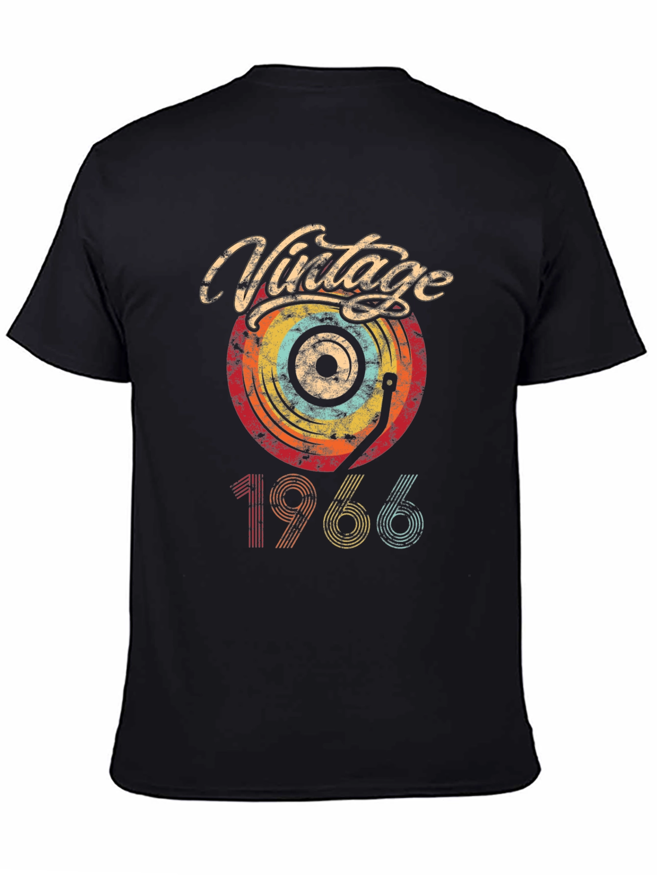 Vintage 1966 Vinyl Record Graphic Tee