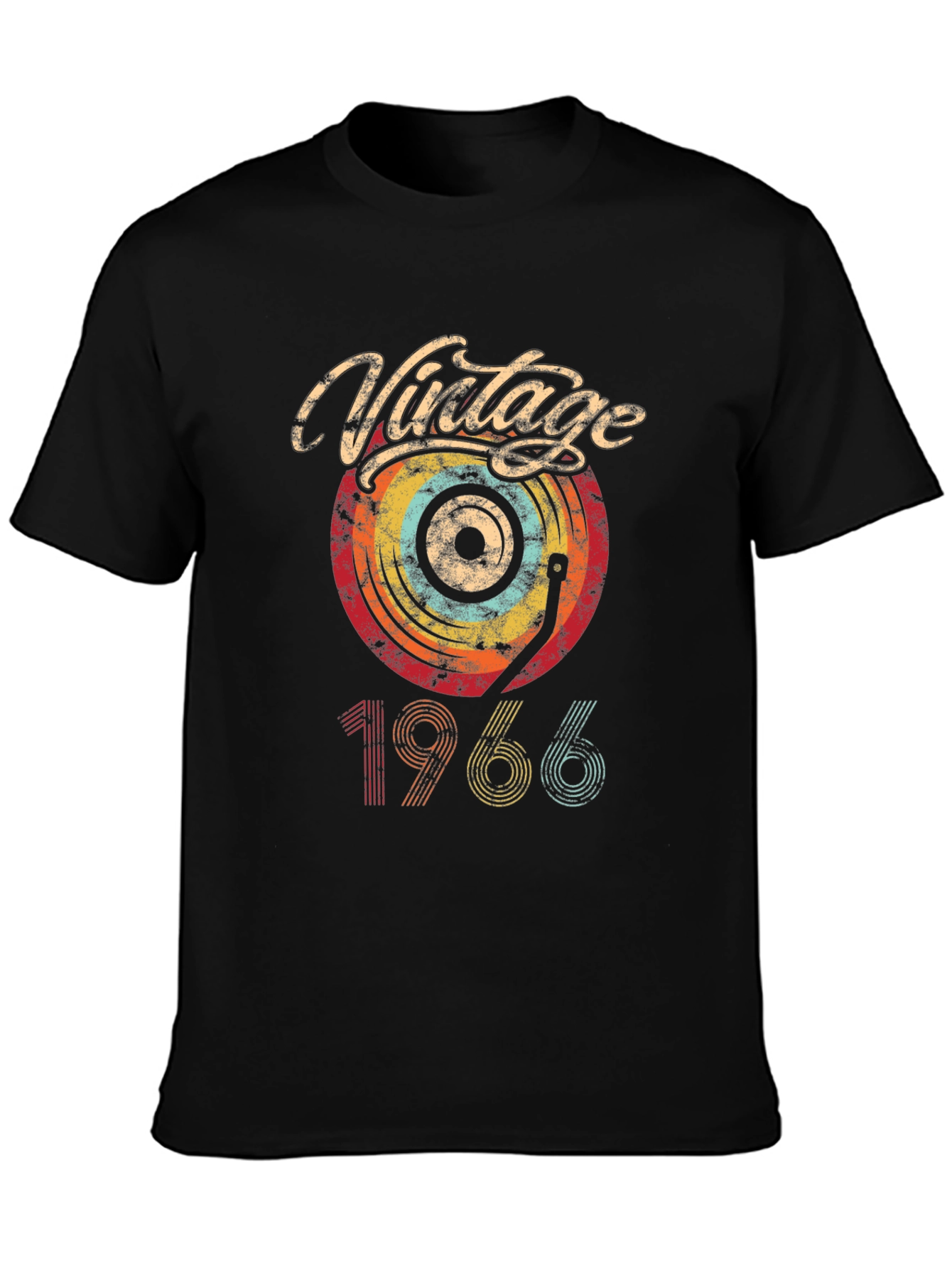 Vintage 1966 Vinyl Record Graphic Tee