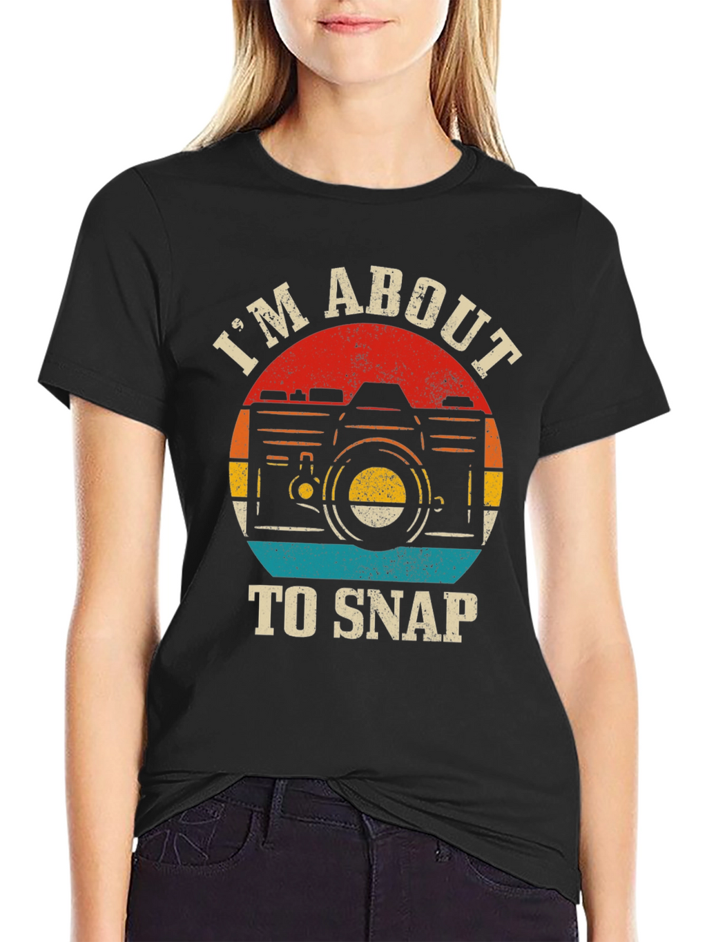 Retro Camera T-Shirt - Im About To Snap