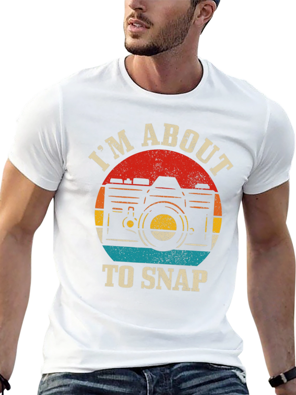 Retro Camera T-Shirt - Im About To Snap