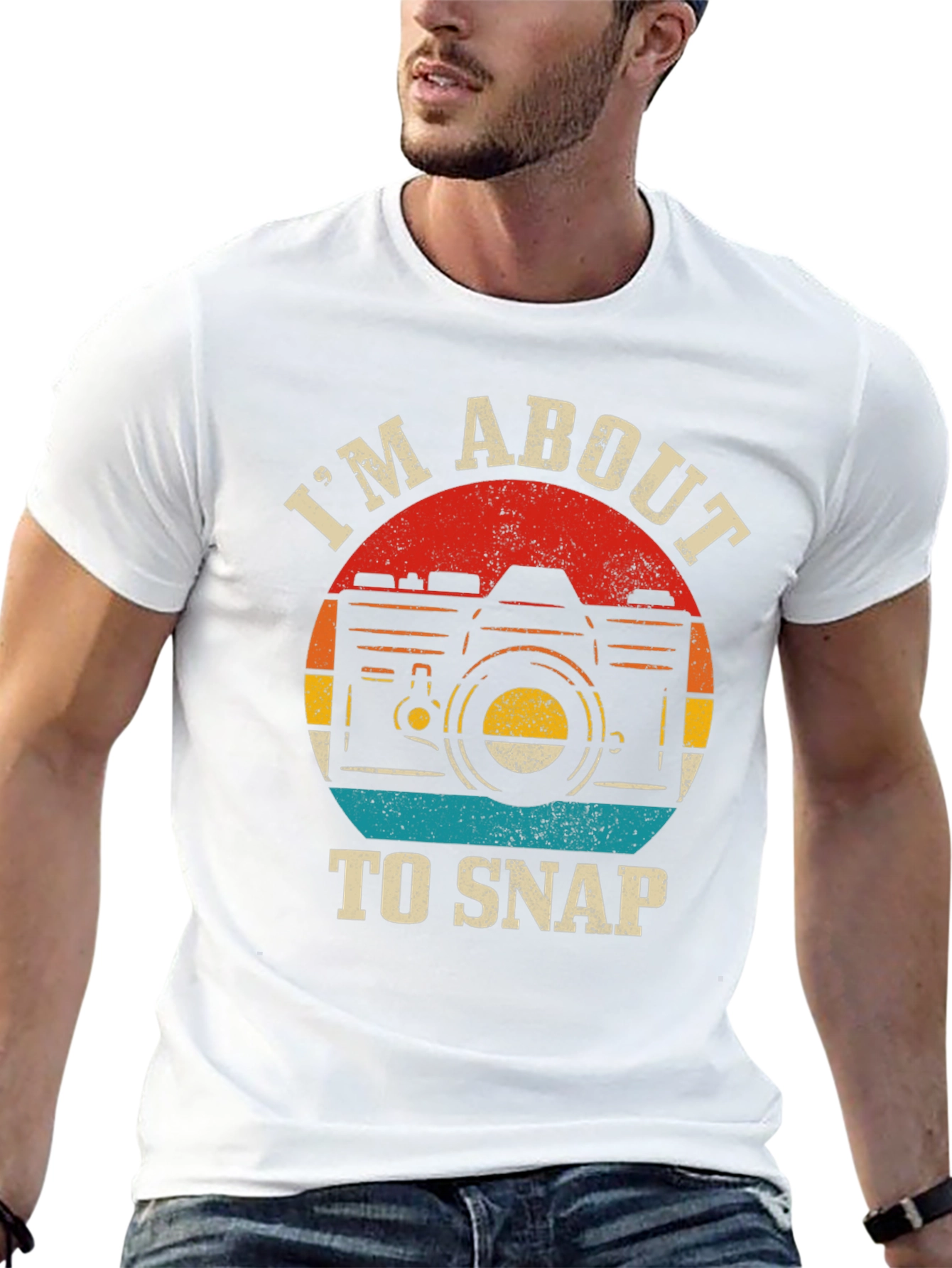 Retro Camera T-Shirt - Im About To Snap