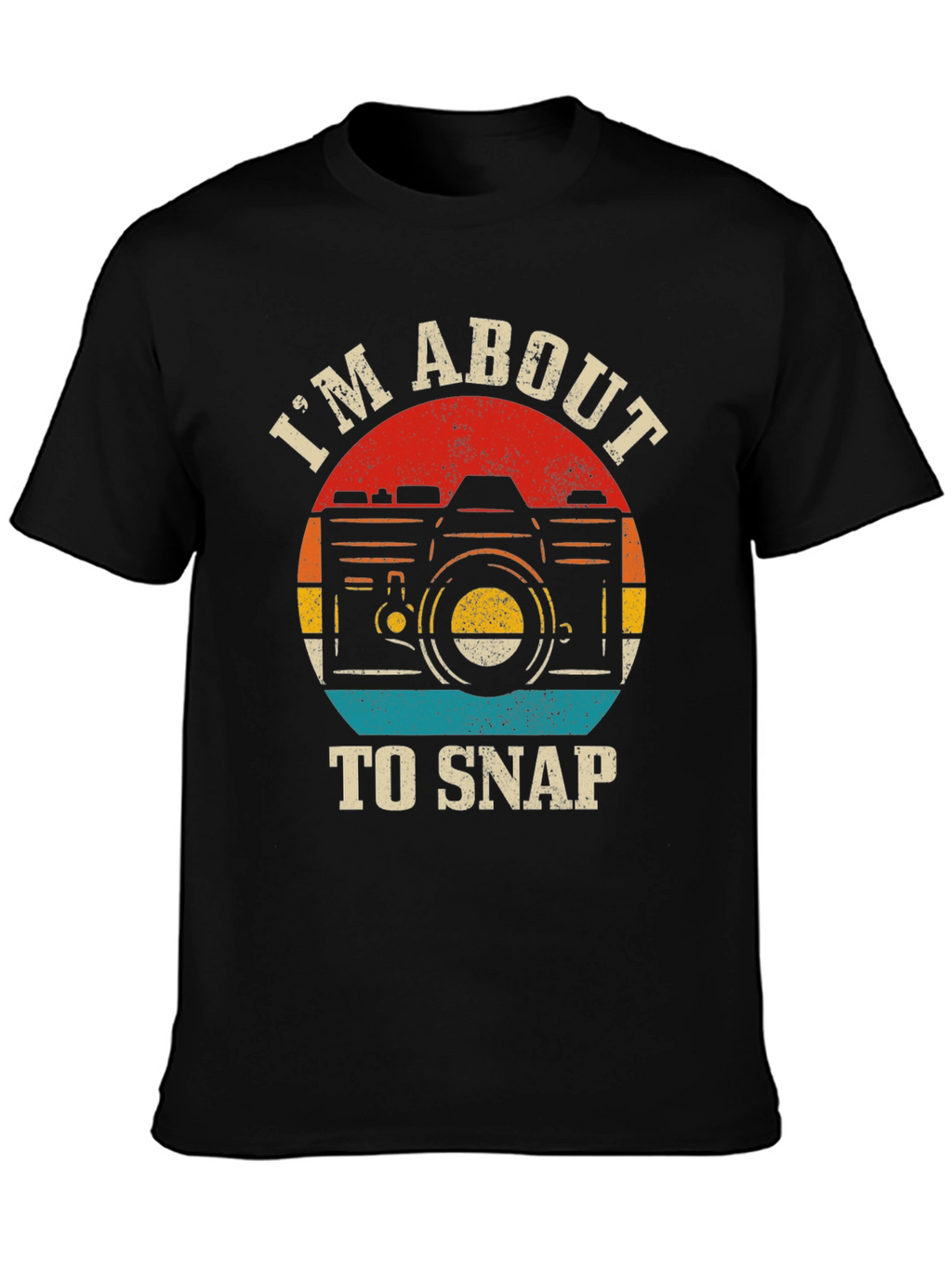 Retro Camera T-Shirt - Im About To Snap