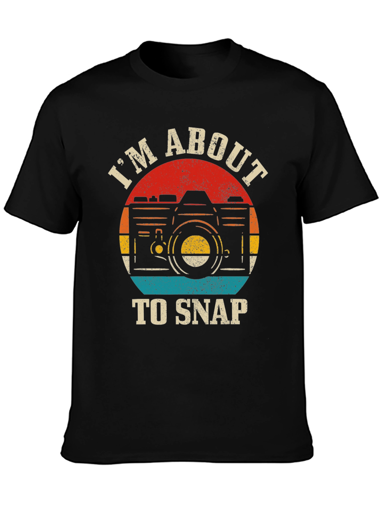 Retro Camera T-Shirt - Im About To Snap