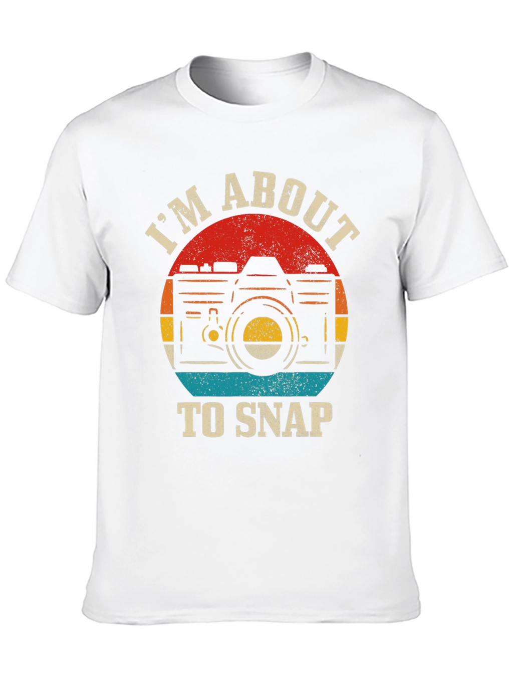 Retro Camera T-Shirt - Im About To Snap