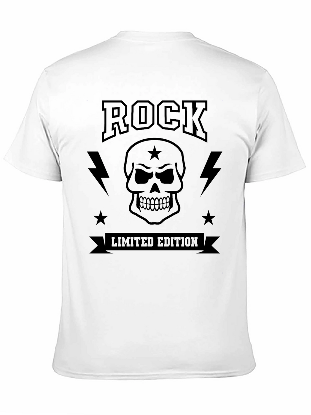 Rock Limited Edition Black Graphic T-Shirt