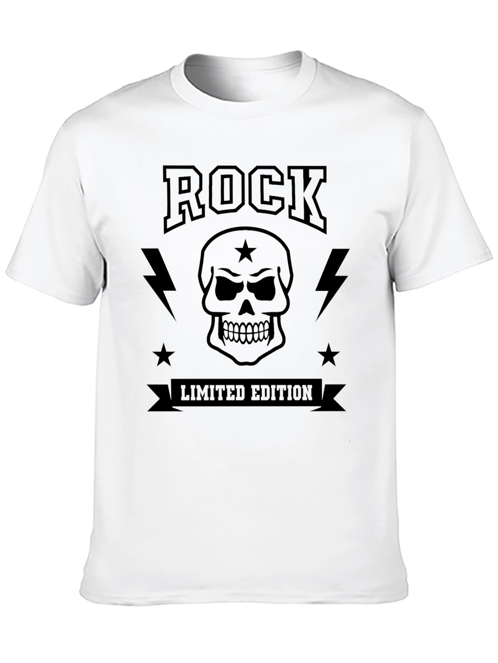 Rock Limited Edition Black Graphic T-Shirt