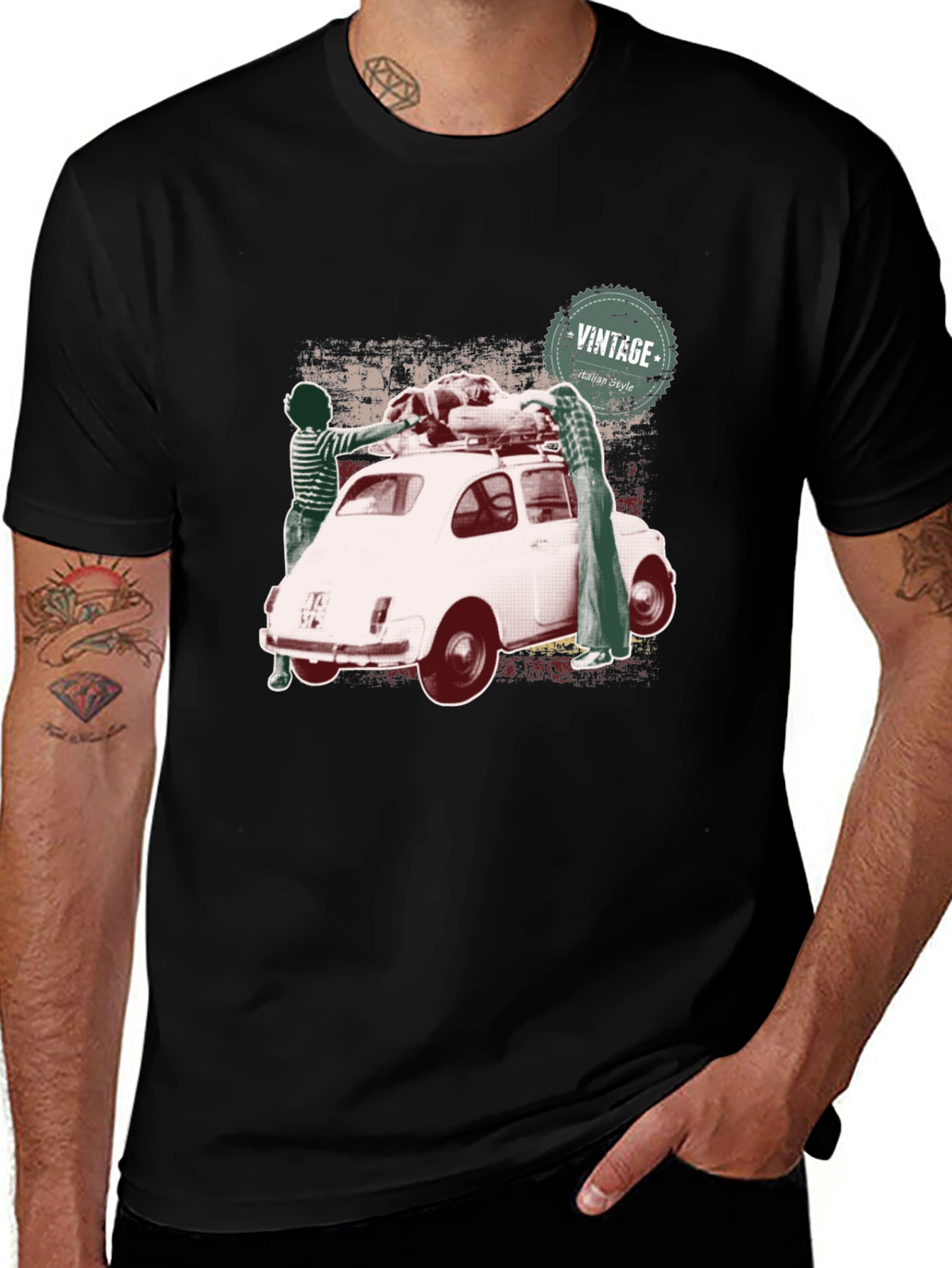 Vintage Italian Car T-Shirt