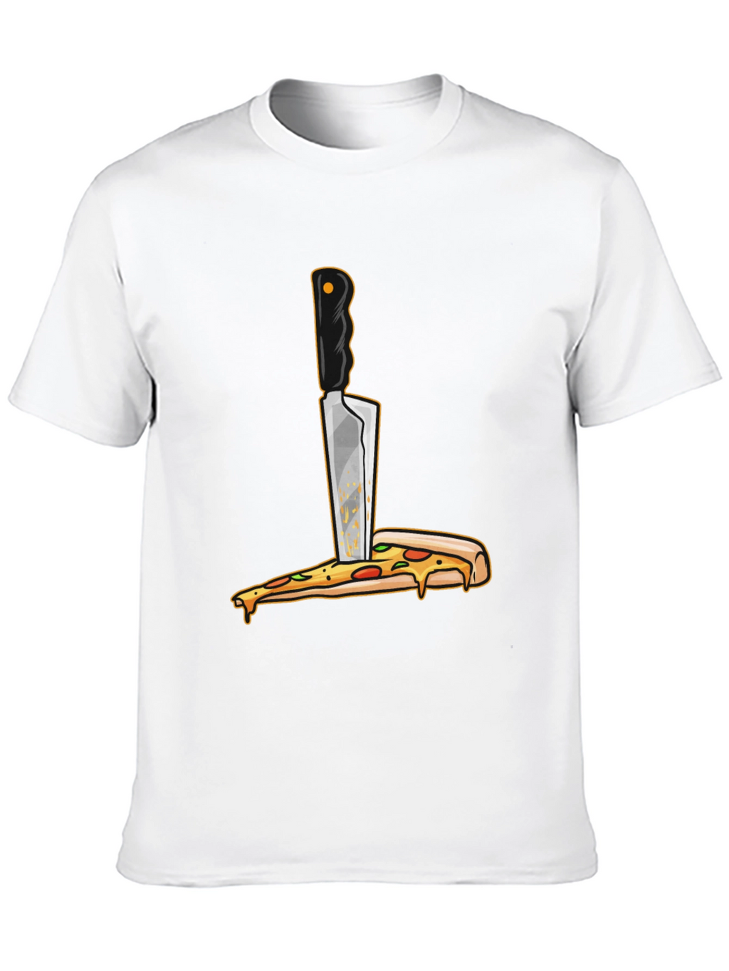 Pizza Knife T-Shirt - Funny Foodie Graphic Tee