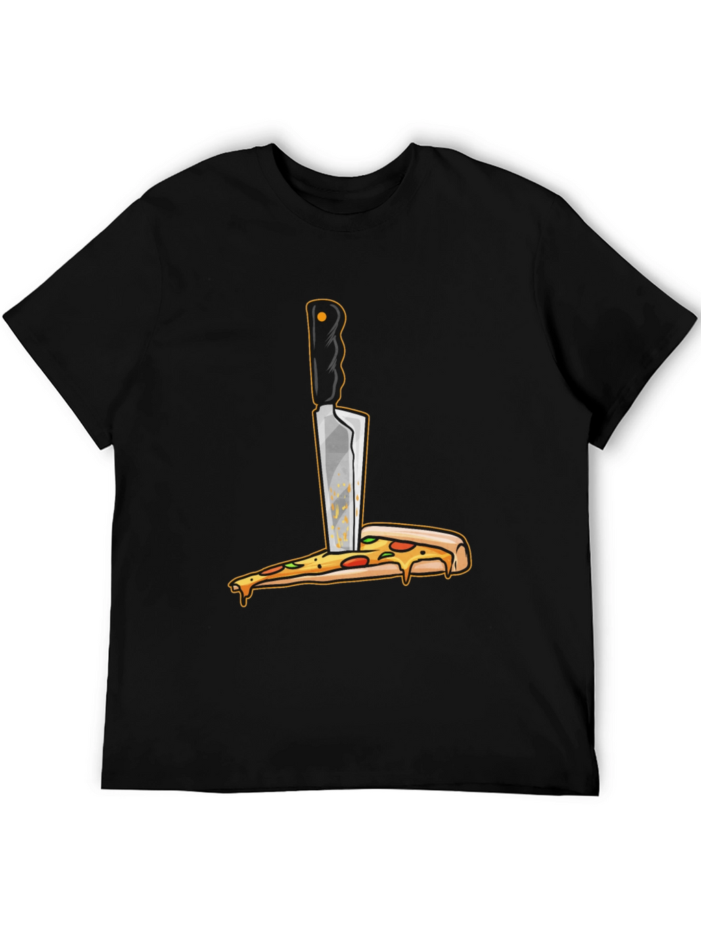 Pizza Knife T-Shirt - Funny Foodie Graphic Tee