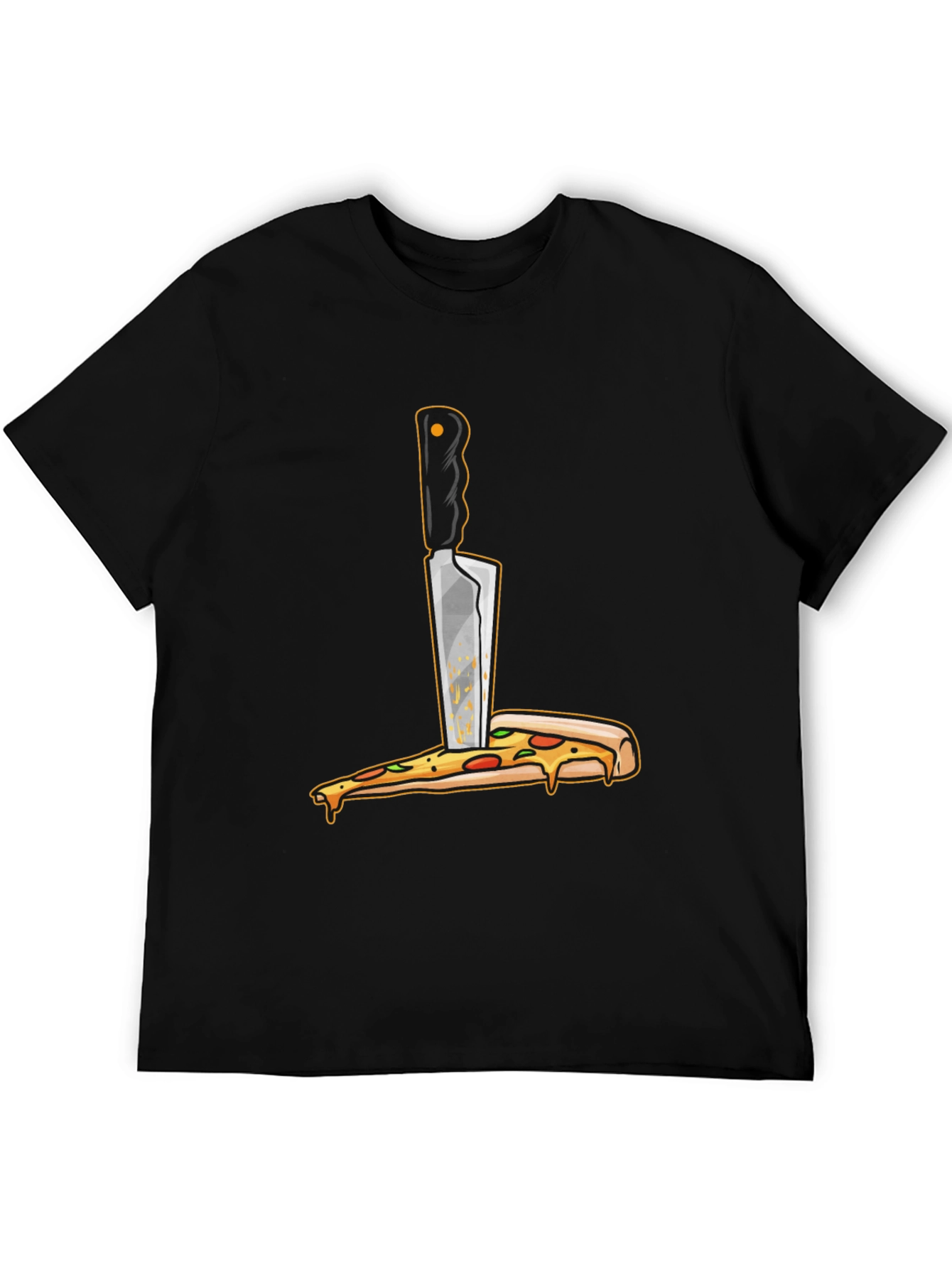 Pizza Knife T-Shirt - Funny Foodie Graphic Tee