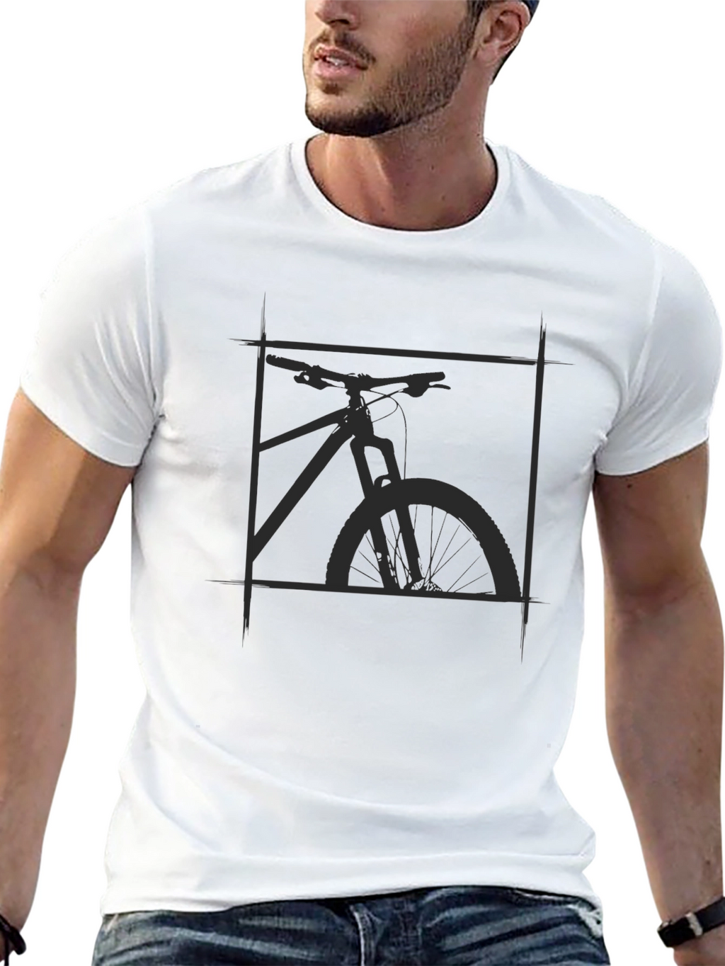 Black Bicycle Graphic Tee