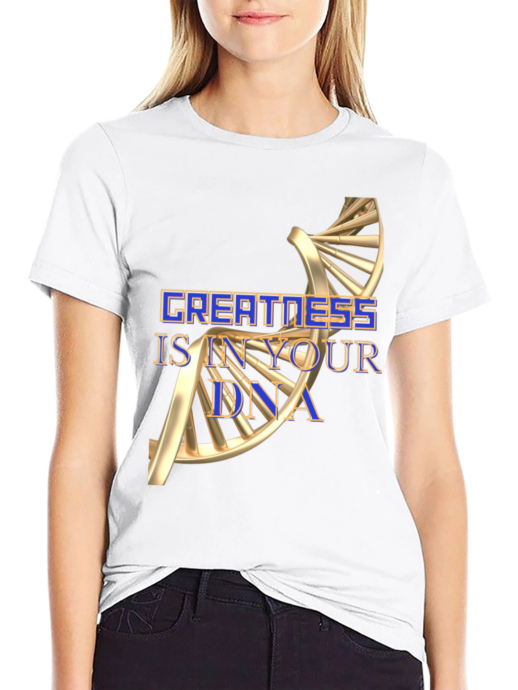 Greatness DNA Graphic T-Shirt - Motivational Tee