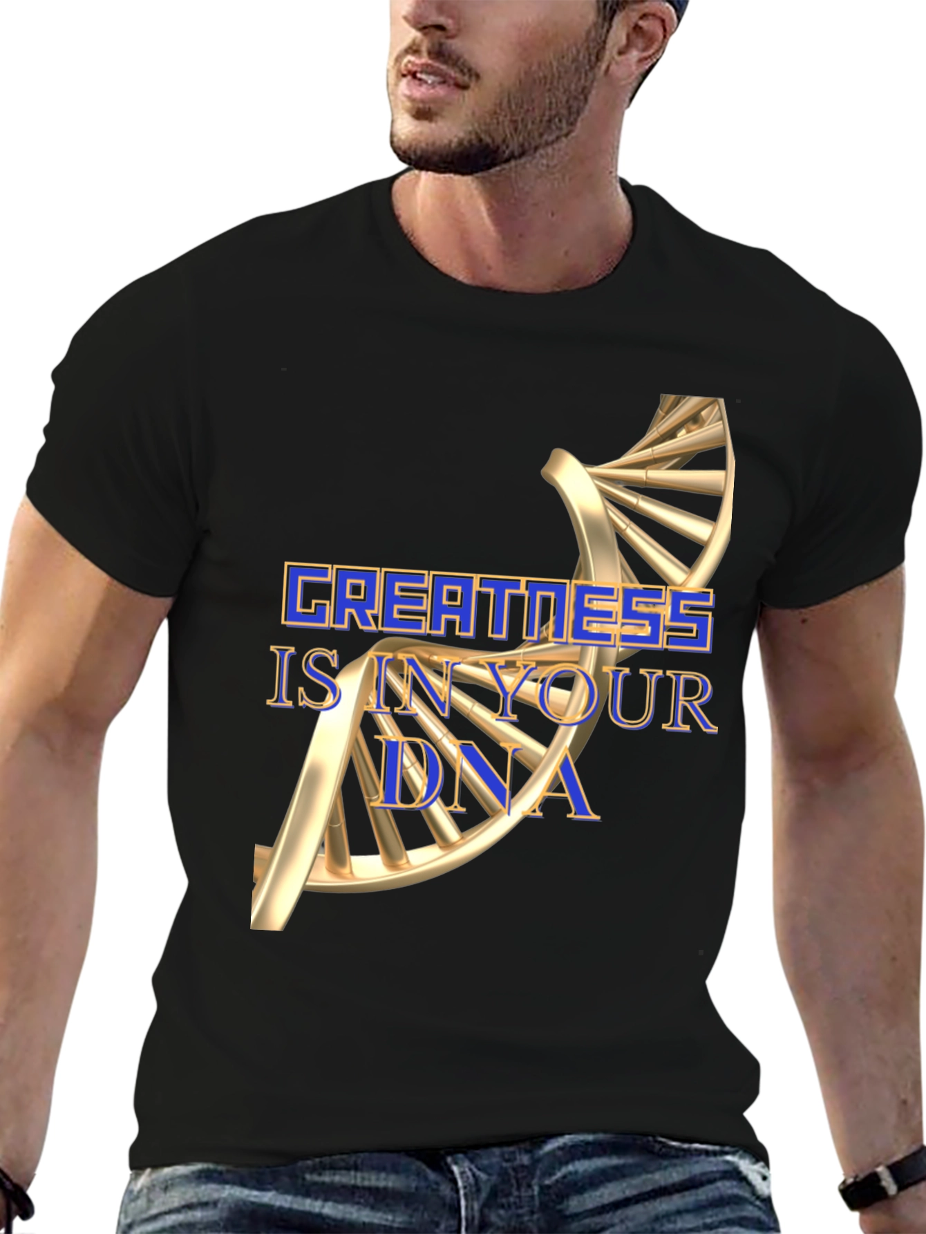 Greatness DNA Graphic T-Shirt - Motivational Tee