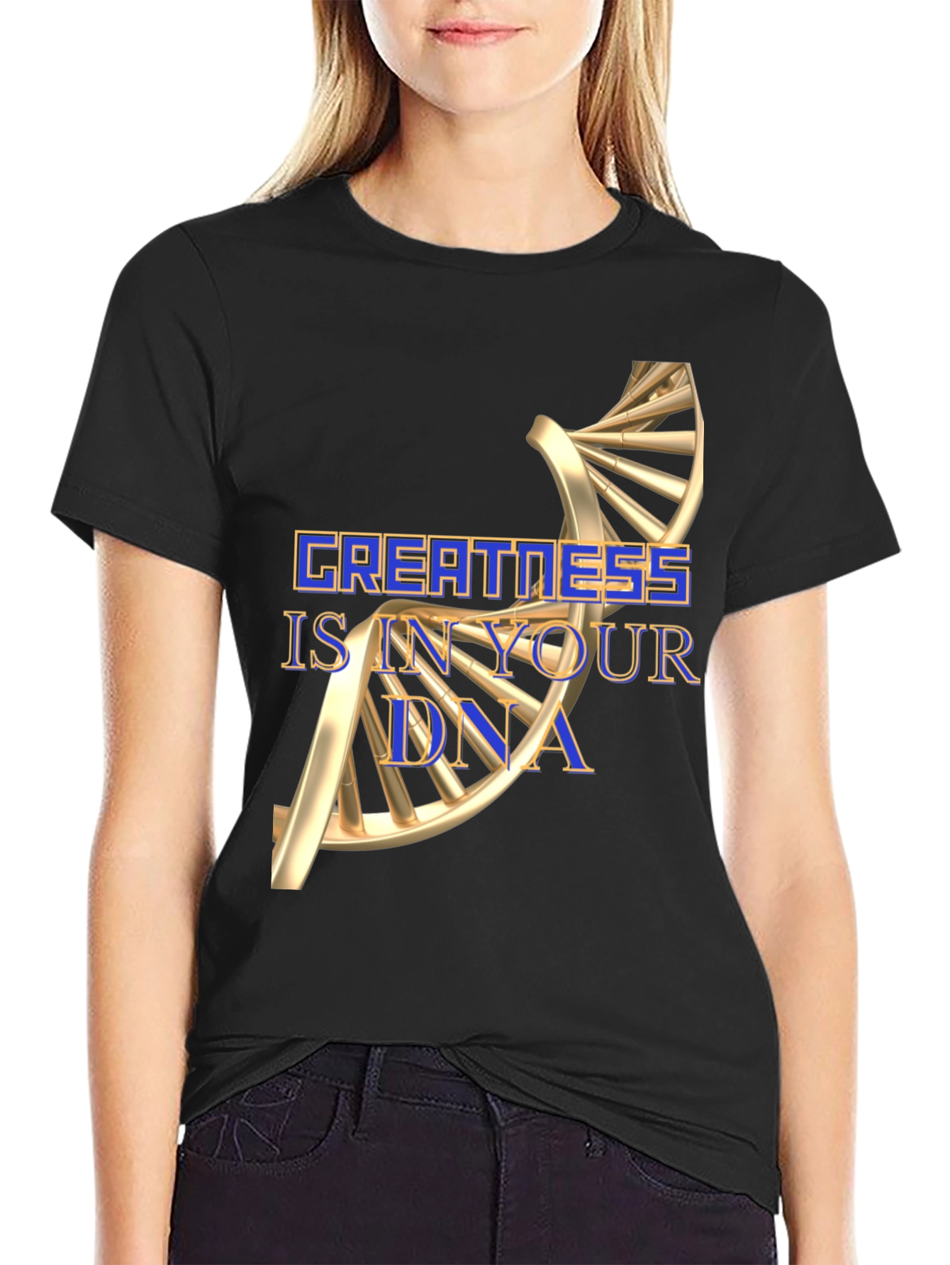 Greatness DNA Graphic T-Shirt - Motivational Tee