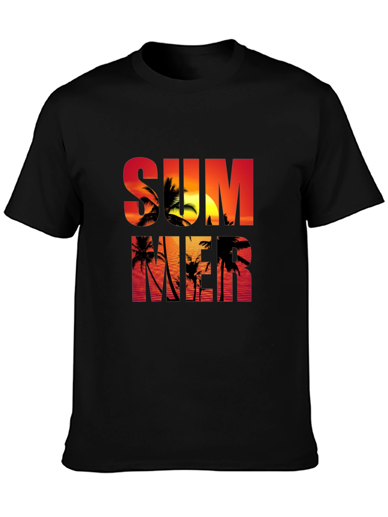 Summer Sunset Graphic T-Shirt