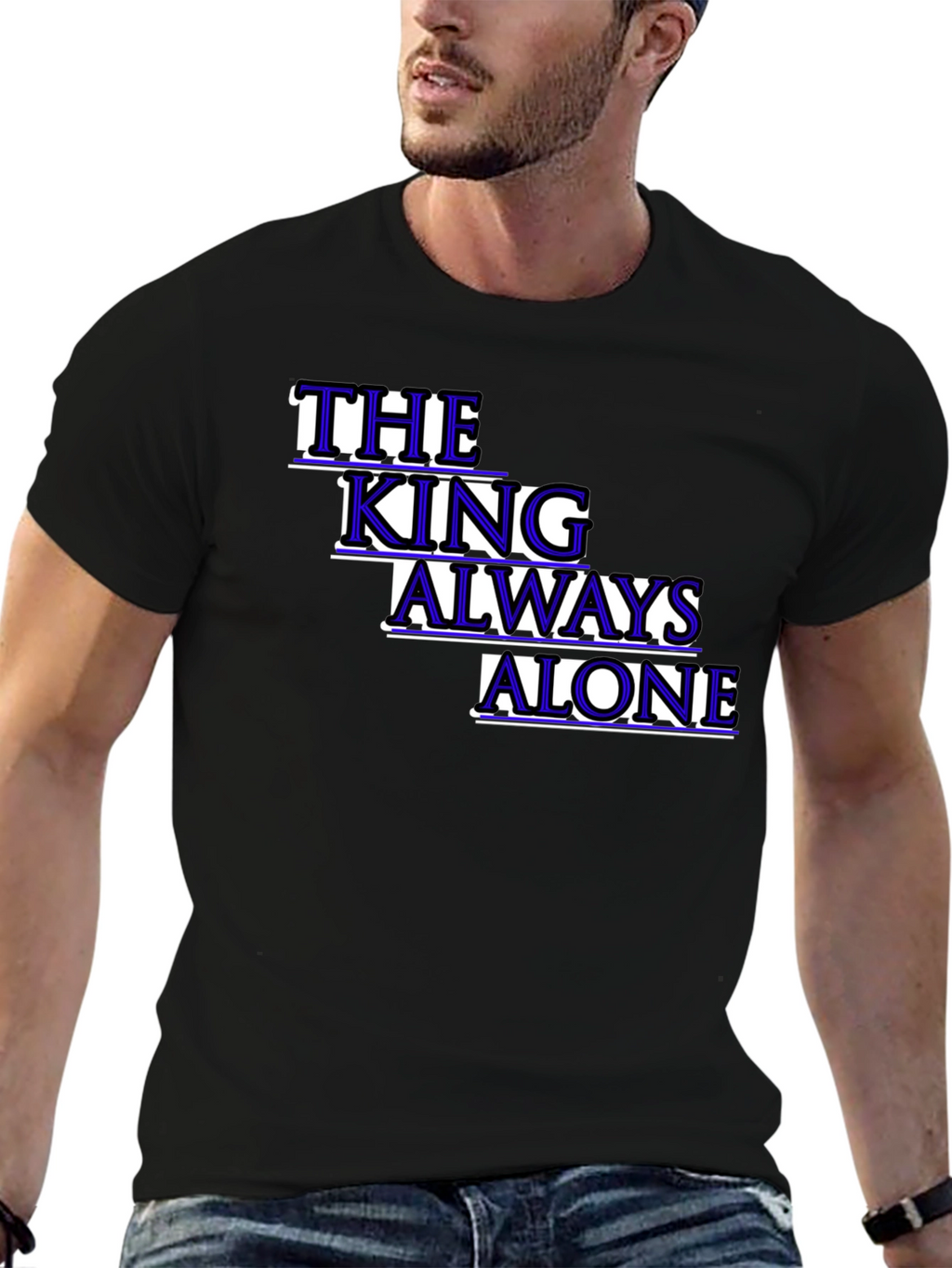 The King Always Alone Graphic Tee