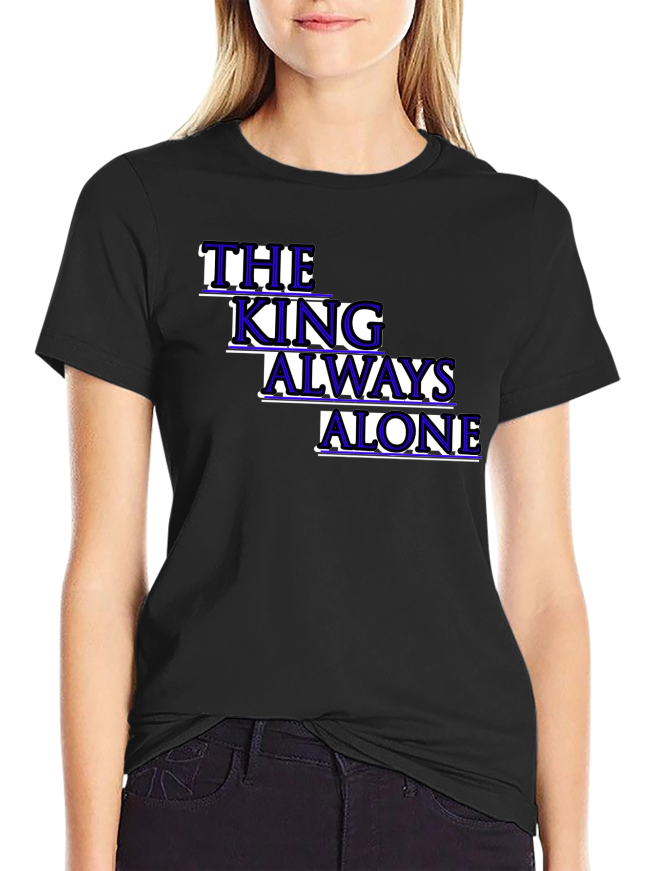 The King Always Alone Graphic Tee