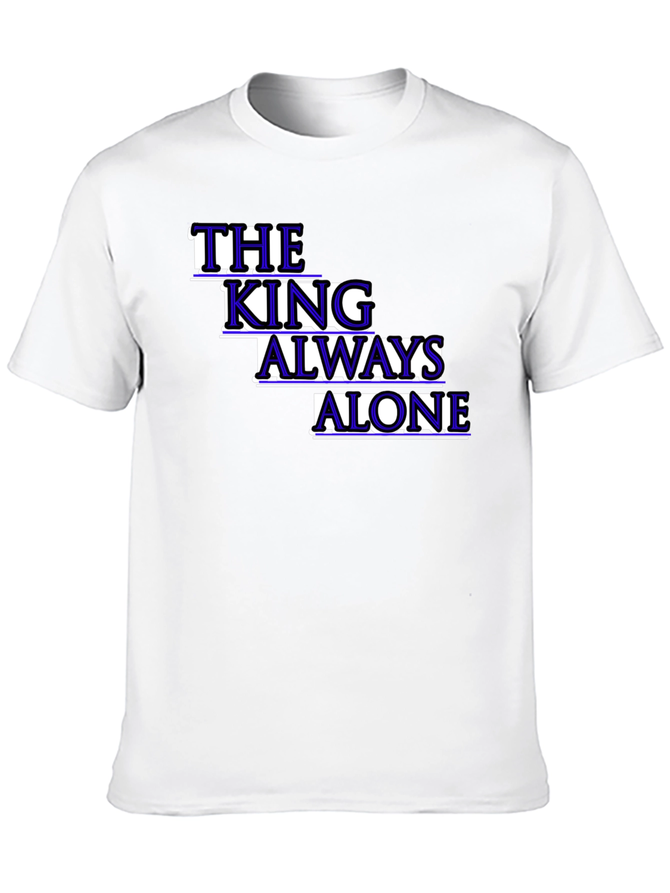 The King Always Alone Graphic Tee