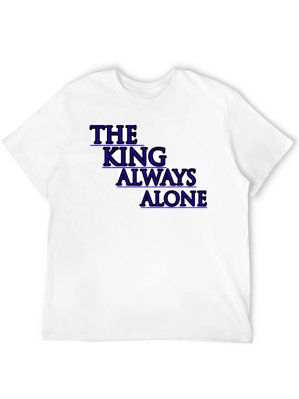 The King Always Alone Graphic Tee