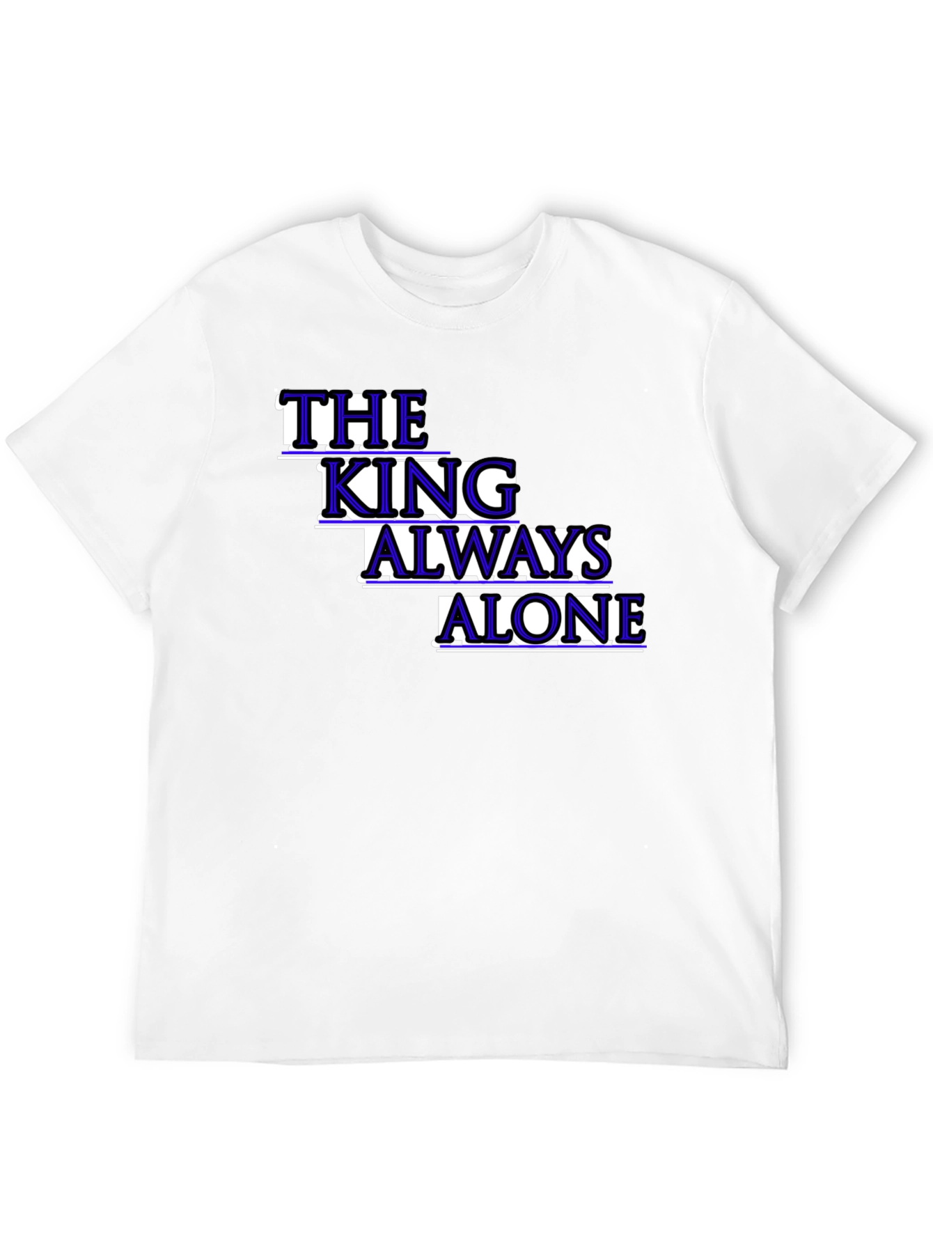 The King Always Alone Graphic Tee