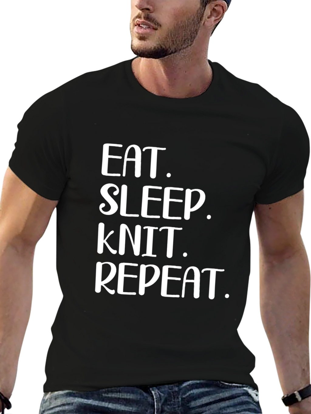 Eat Sleep Knit Repeat T-Shirt