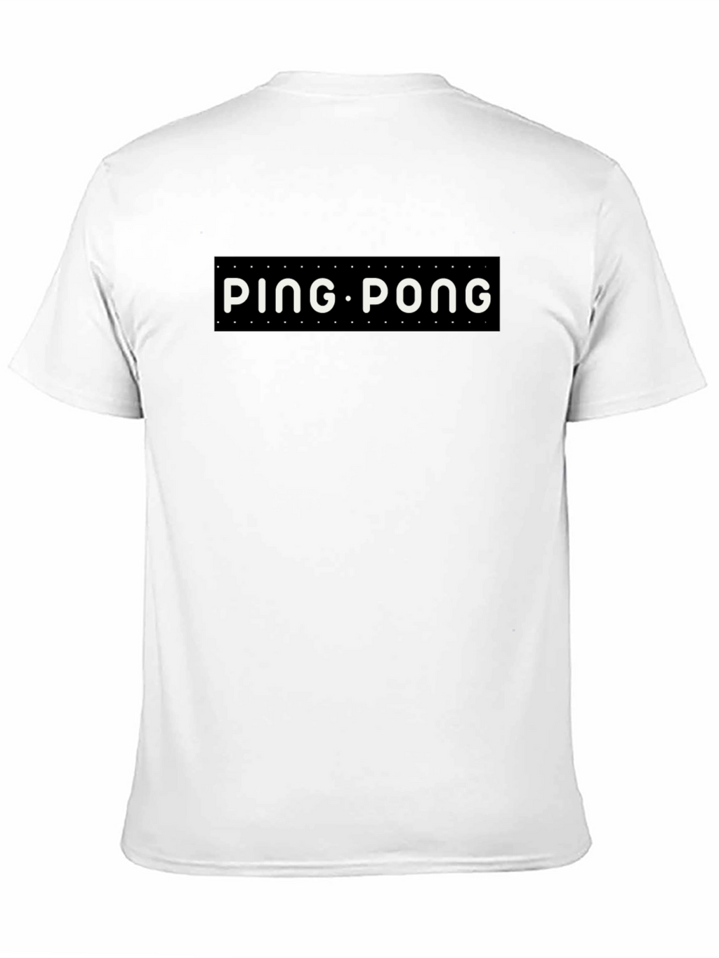 Ping Pong Graphic Tee - Stylish Black T-Shirt