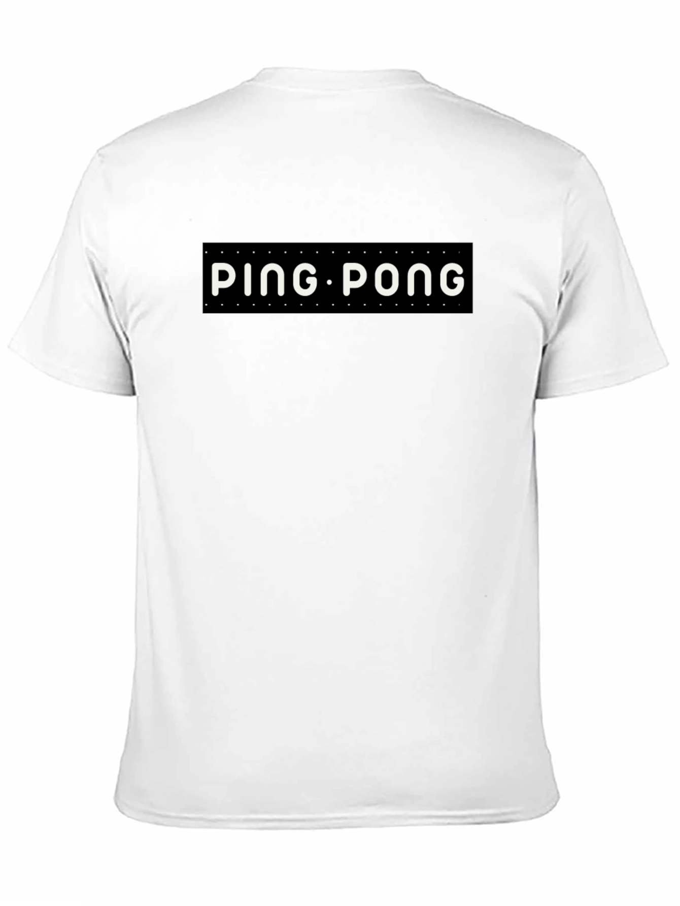 Ping Pong Graphic Tee - Stylish Black T-Shirt