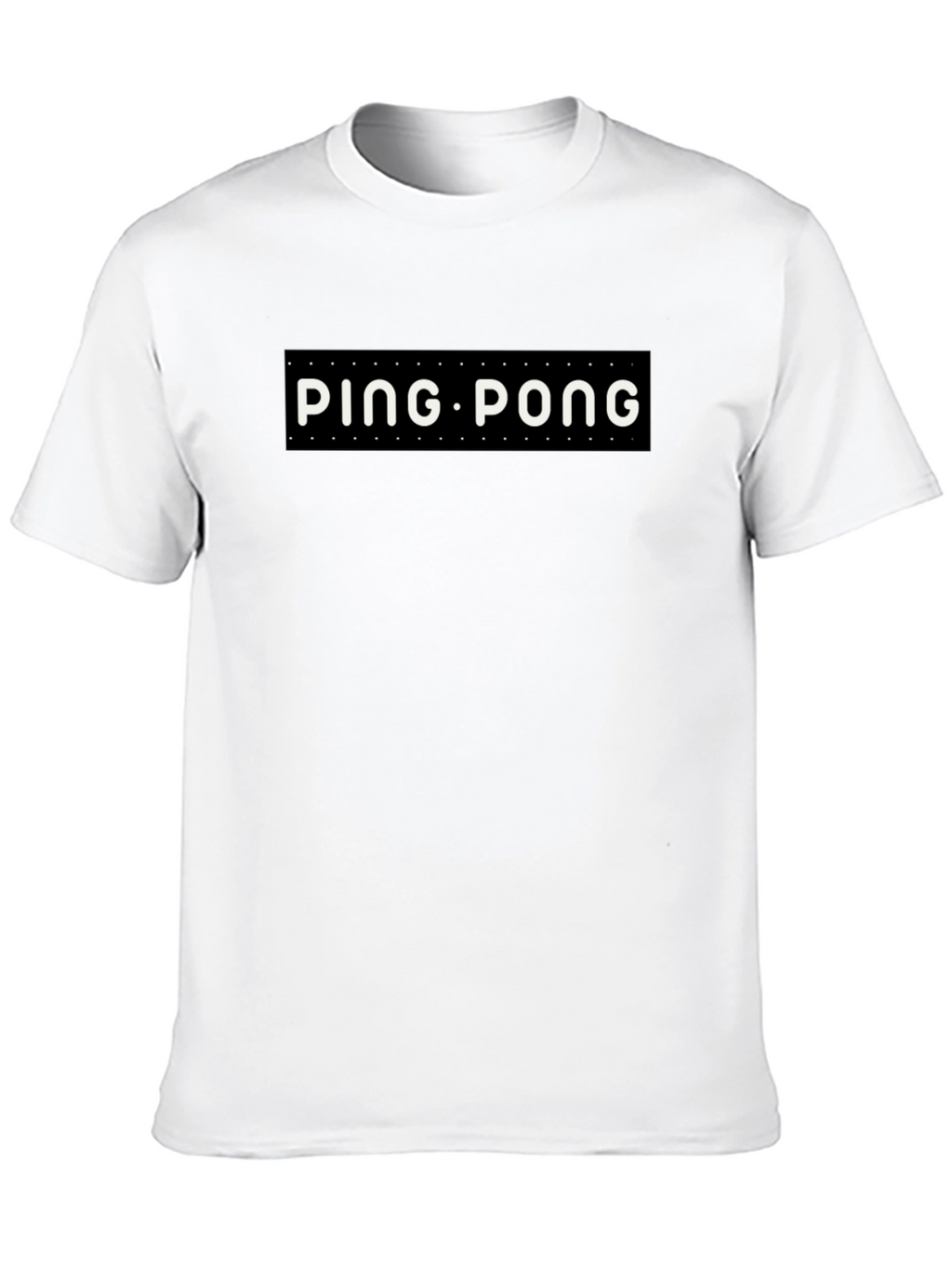 Ping Pong Graphic Tee - Stylish Black T-Shirt