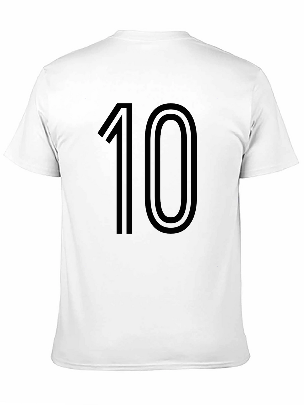 Number 10 Black Graphic Tee