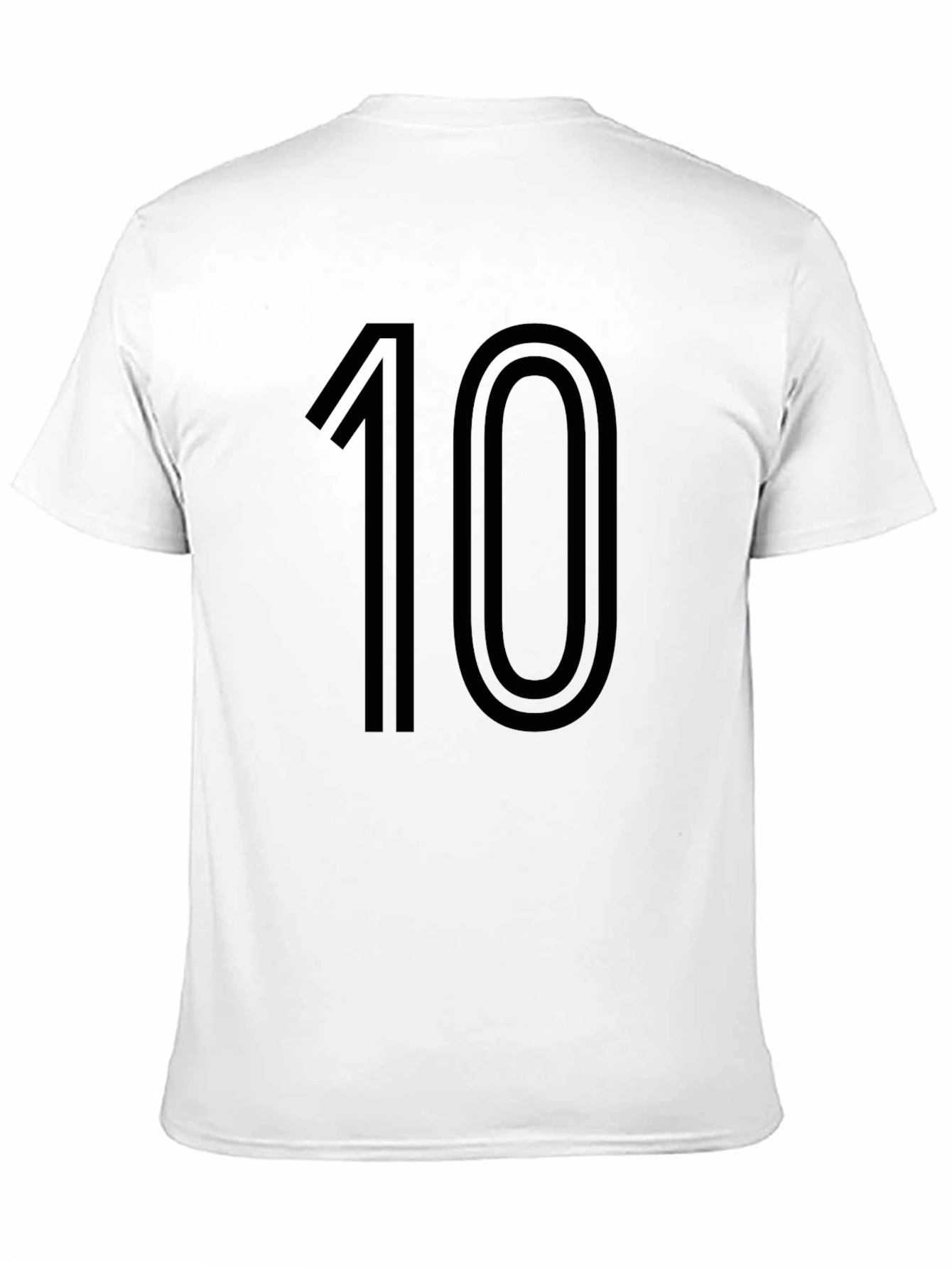 Number 10 Black Graphic Tee