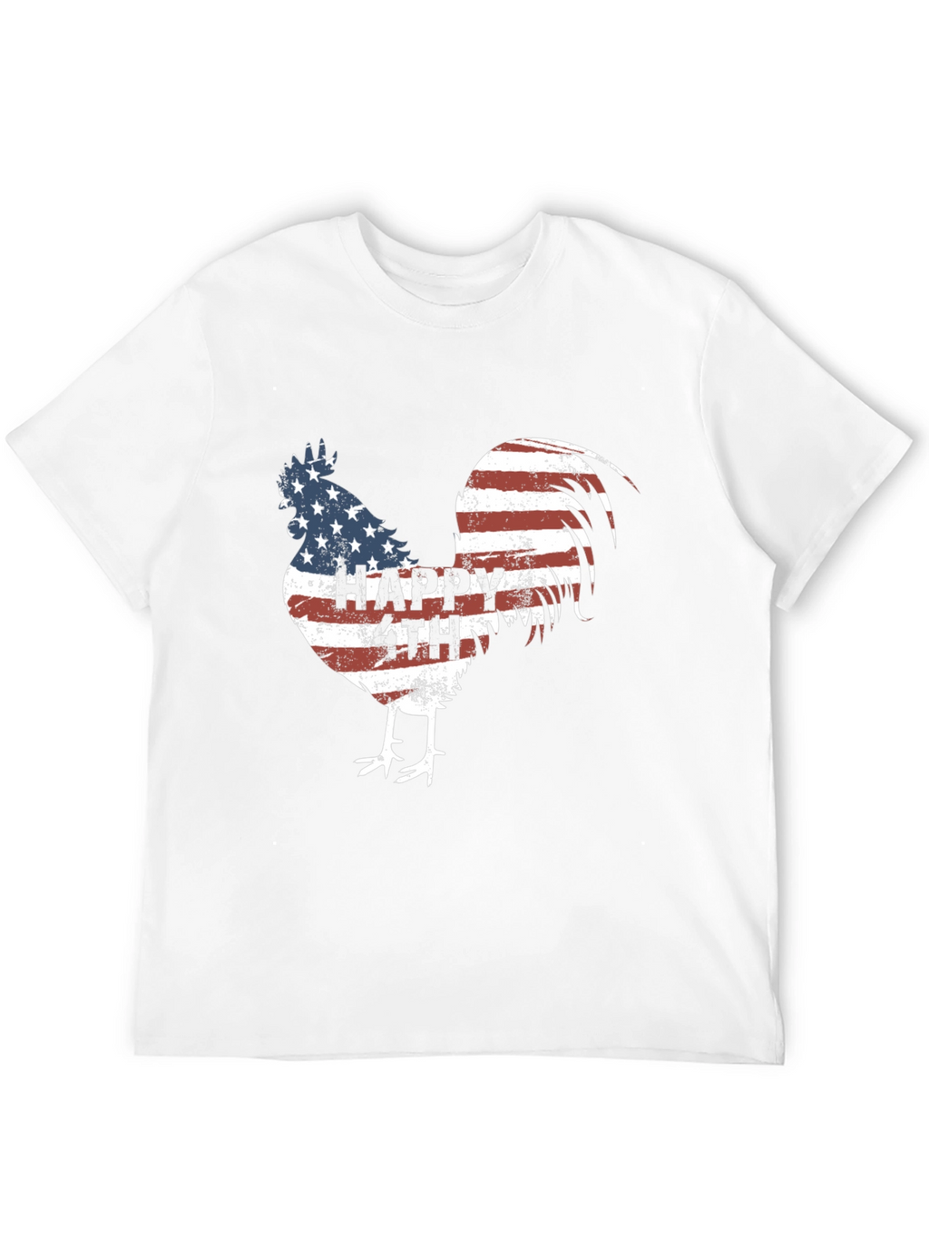 Patriotic Chicken T-Shirt - Happy 4th of July