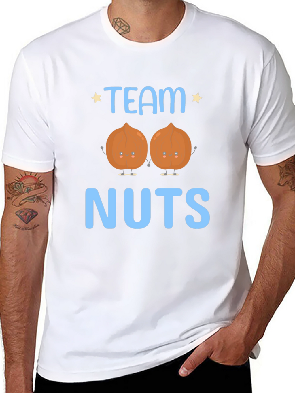 Team Nuts T-Shirt: Funny Graphic Tee