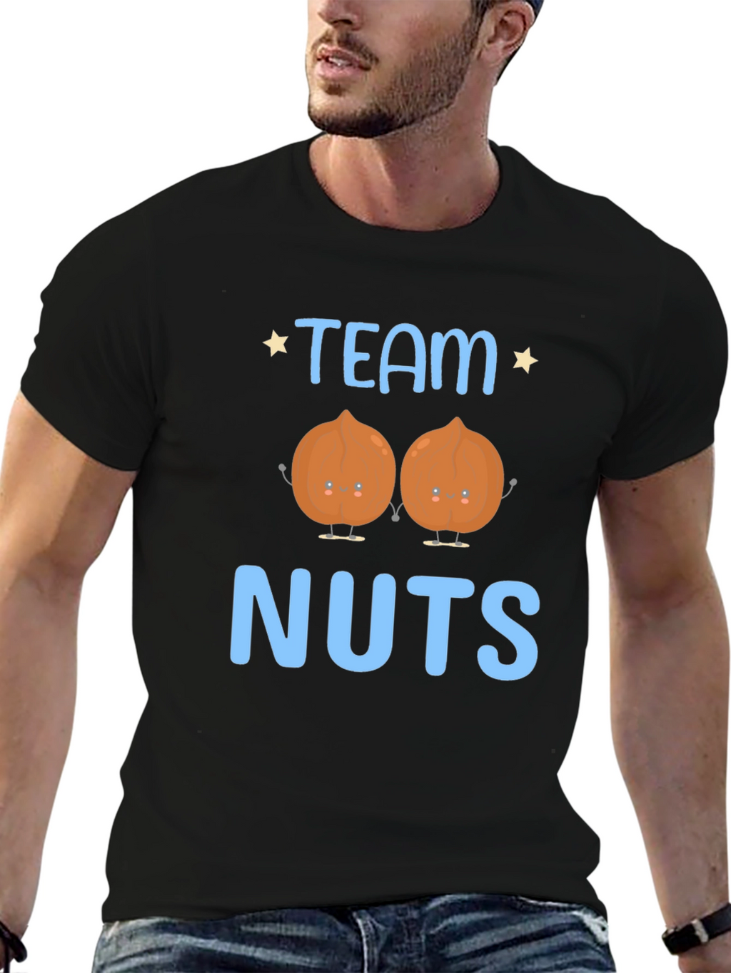 Team Nuts T-Shirt: Funny Graphic Tee