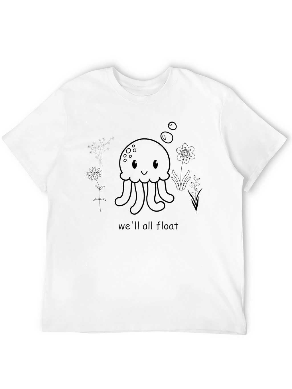 Cute Octopus T-Shirt - Well All Float