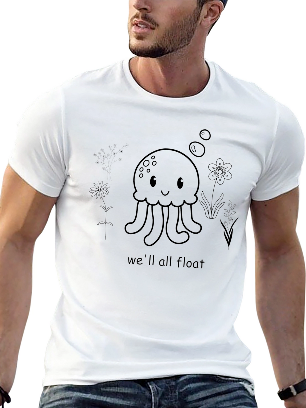 Cute Octopus T-Shirt - Well All Float