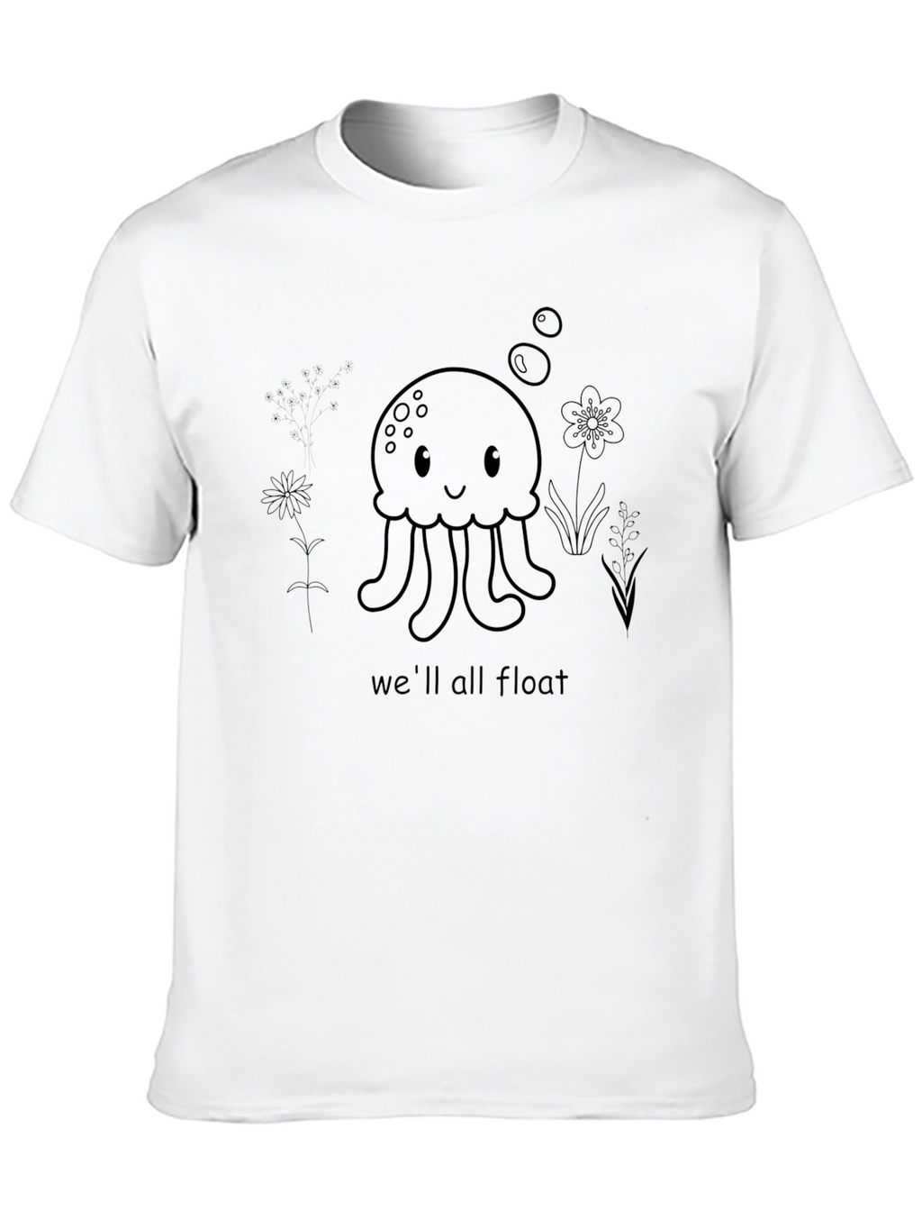 Cute Octopus T-Shirt - Well All Float