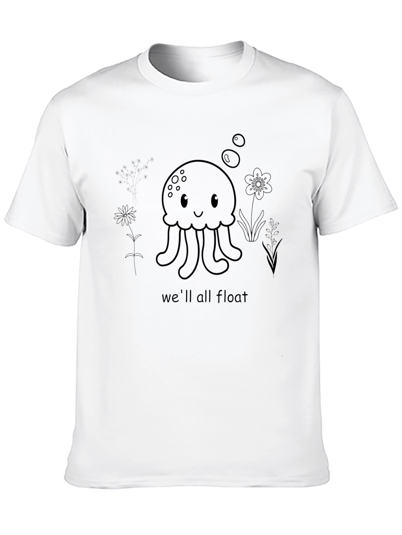 Cute Octopus T-Shirt - Well All Float