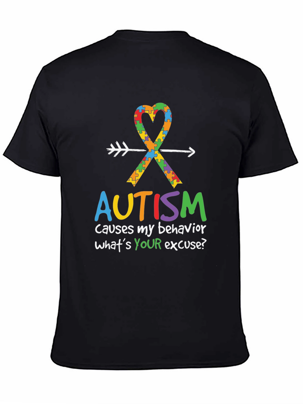 Autism Awareness T-Shirt: Causes My Behavior