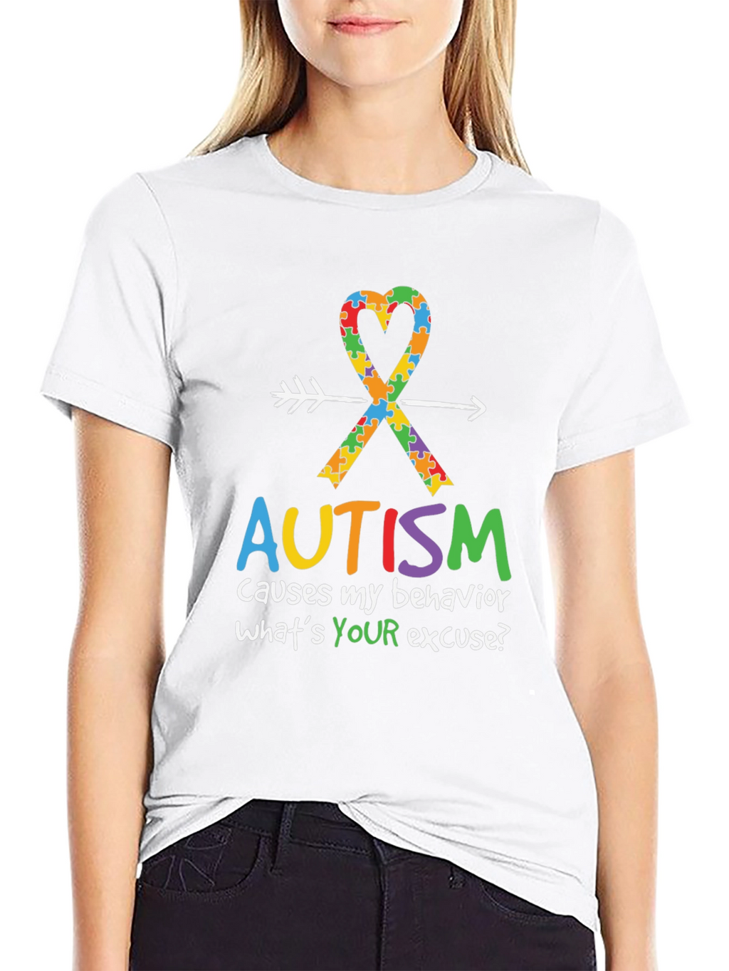 Autism Awareness T-Shirt: Causes My Behavior
