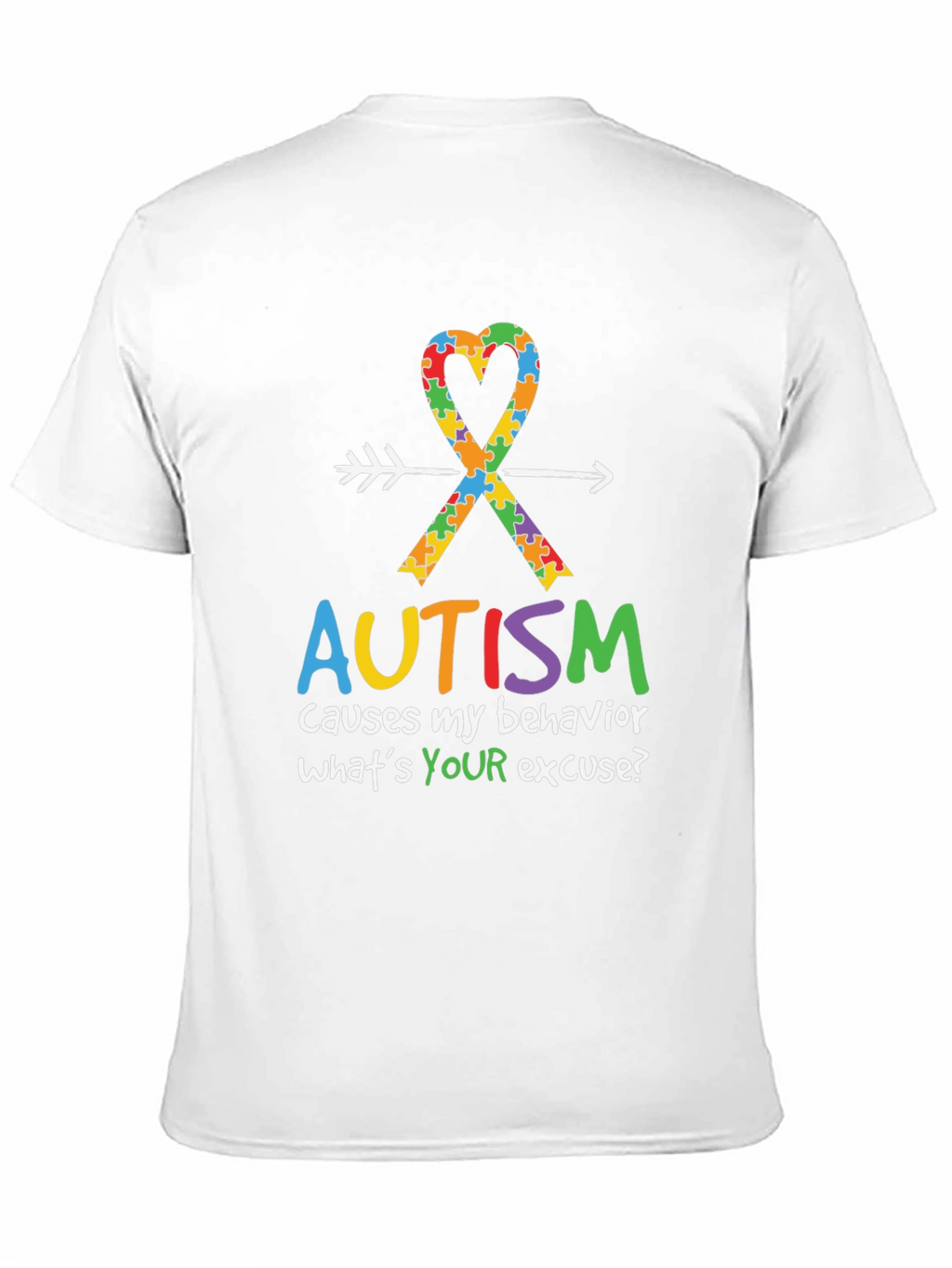 Autism Awareness T-Shirt: Causes My Behavior